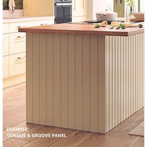 EXAMPLE OF TONGUE & GROOVE BASE END PANEL