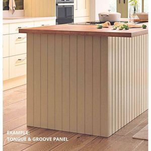 EXAMPLE OF TONGUE & GROOVE BASE END PANEL