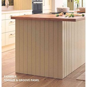 EXAMPLE OF TONGUE & GROOVE BASE END PANEL