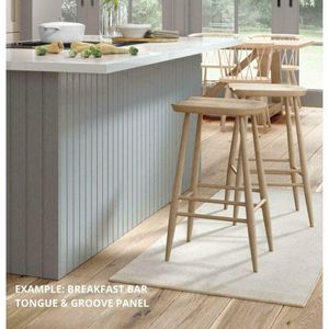 EXAMPLE OF TONGUE & GROOVE BREAKFAST BAR PANEL