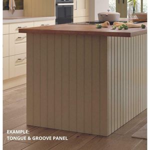 EXAMPLE OF TONGUE & GROOVE BASE END PANEL