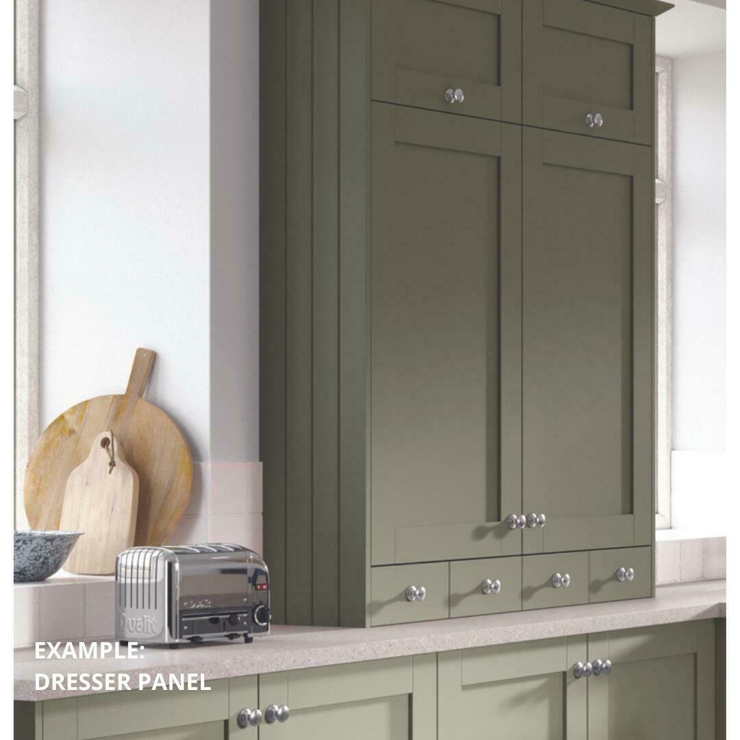 EXAMPLE OF TONGUE & GROOVE WALL & DRESSER CABINETS PANELS