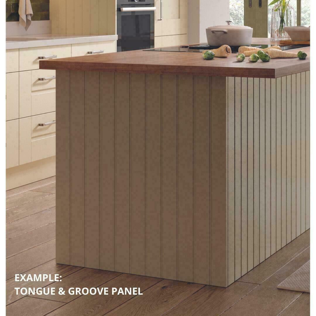 EXAMPLE OF TONGUE & GROOVE BASE END PANEL