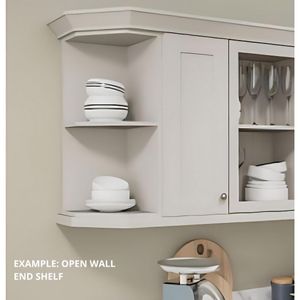 EXAMPLE OF OPEN WALL END SHELF UNIVERSAL