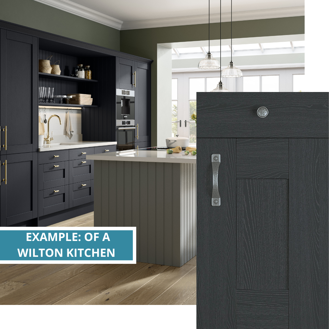 WILTON OAKGRAIN GRAPHITE KITCHEN