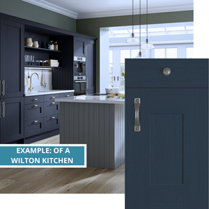 WILTON OAKGRAIN NAVY KITCHEN