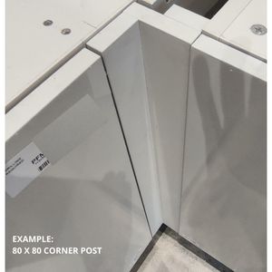 EXAMPLE OF 80 X 80 TWO PIECE CORNER POST