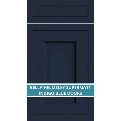 BELLA HELMSLEY SUPERMATT INDIGO BLUE DOOR AND DRAWER FRONTS
