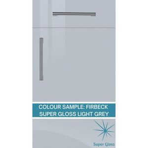 FIRBECK SUPER GLOSS LIGHT GREY DOORS