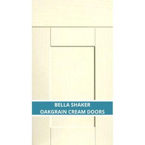 BELLA SHAKER OAKGRAIN CREAM DOOR AND DRAWER FRONTS