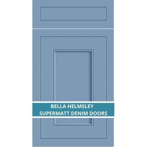 BELLA SHAKER HELMSLEY DENIM DOOR AND DRAWER FRONT