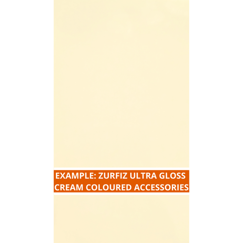 EXAMPLE: ZURFIZ ULTRA CREAM GLOSS COLOURED ACCESSORIES