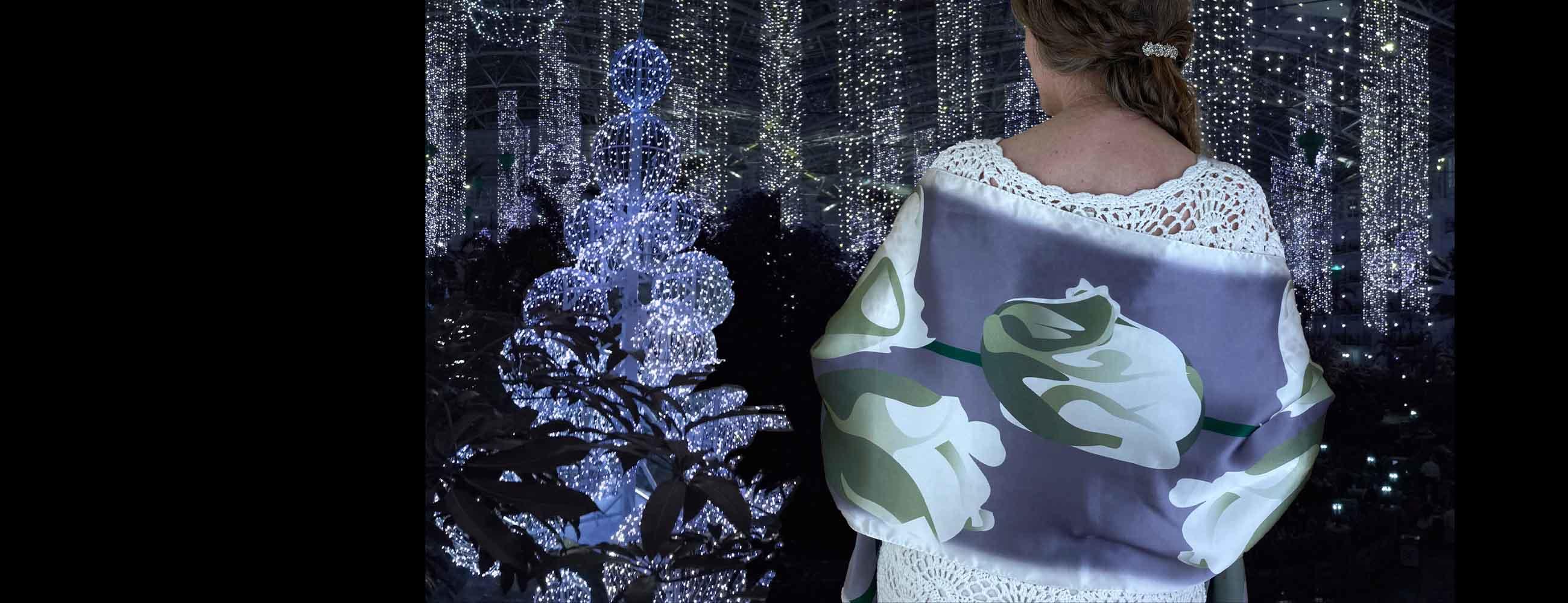 <h2>PURE SILK SCARVES</h2><p>Limited edition<br>made in Britain<br>just for you</p>