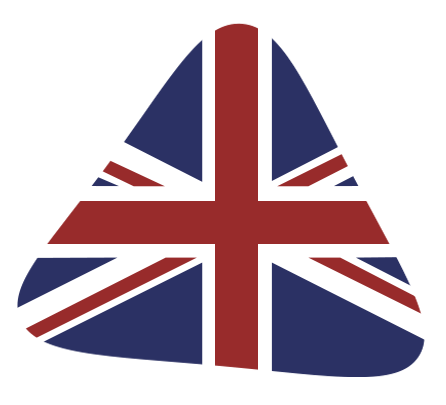 UK Made silk scarf logo