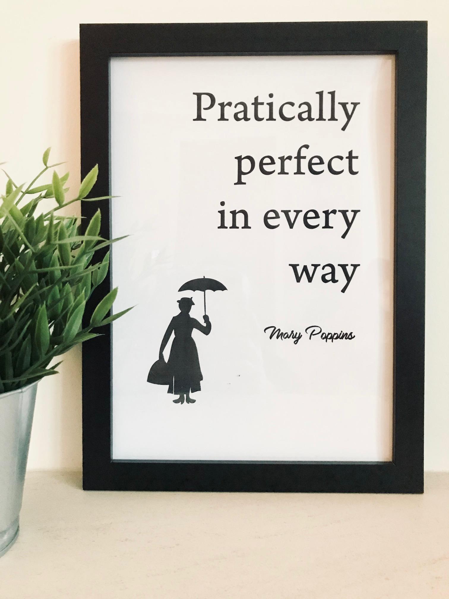 Mary Poppins quote print