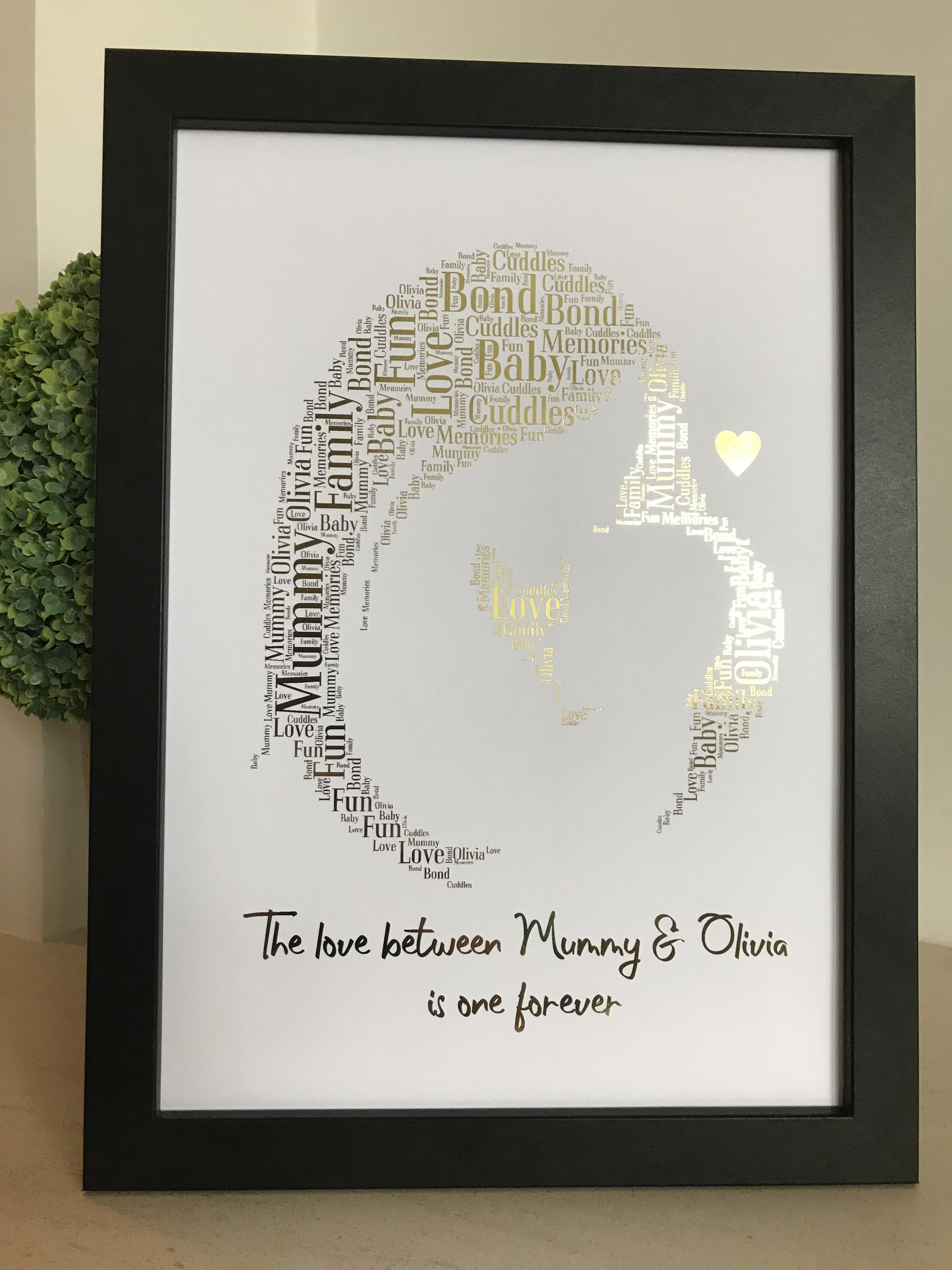 Personalized discount love heart for mom