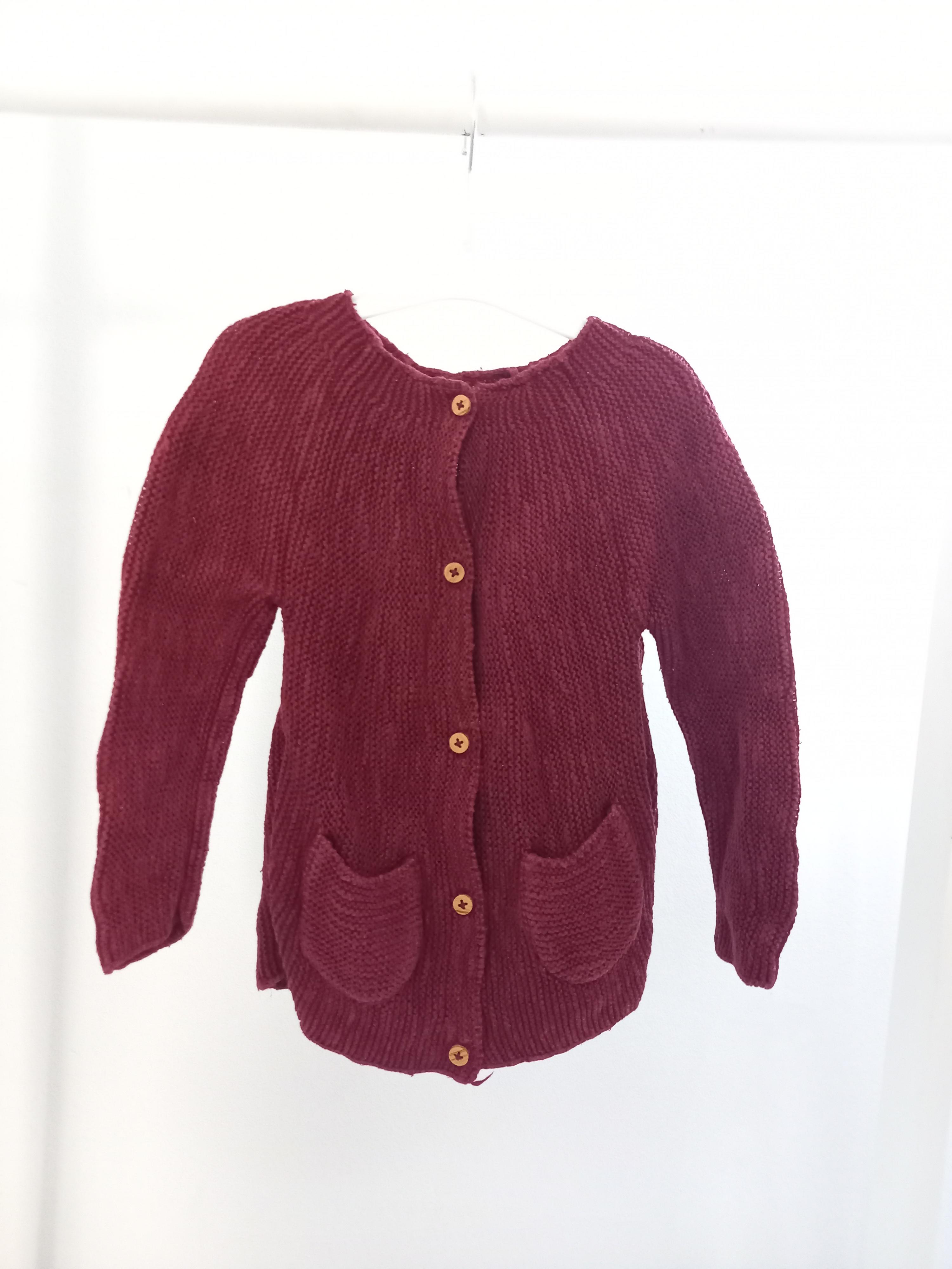 Tu shop red cardigan