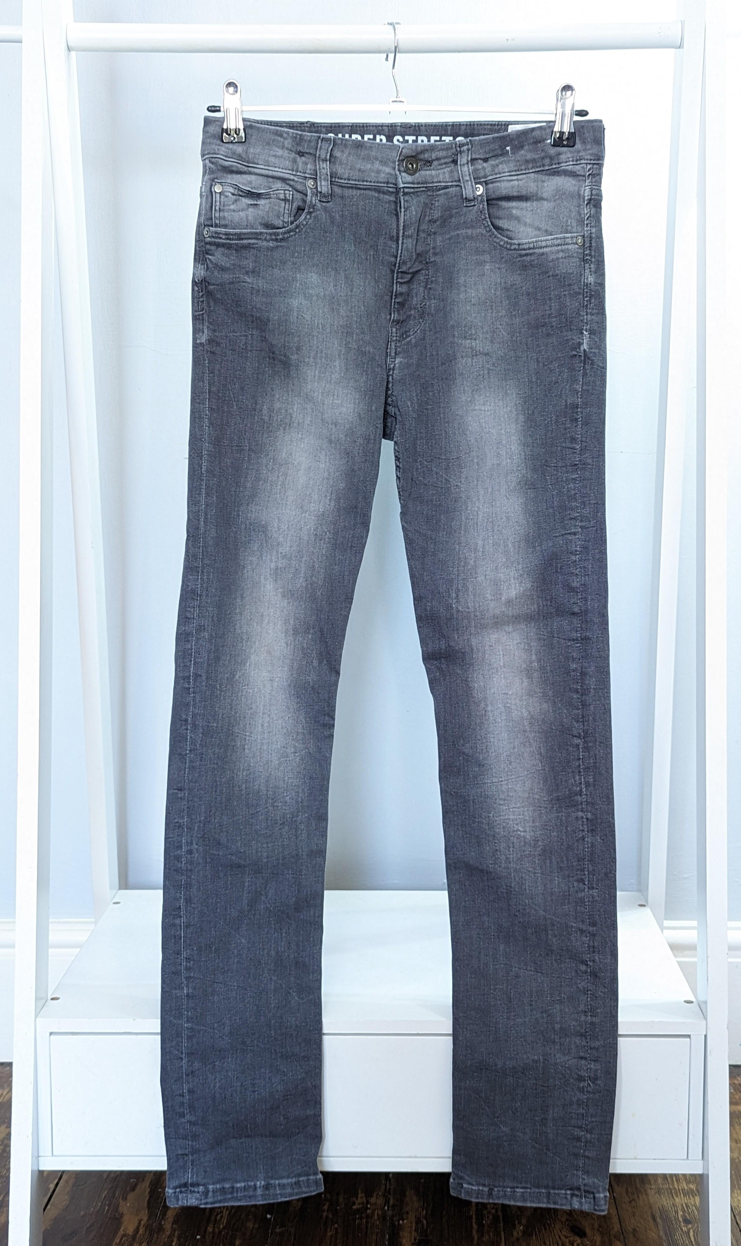 Grey Skinny Fit Stretch H&m H&M 13-14 Years Grey Stretch Jeans
