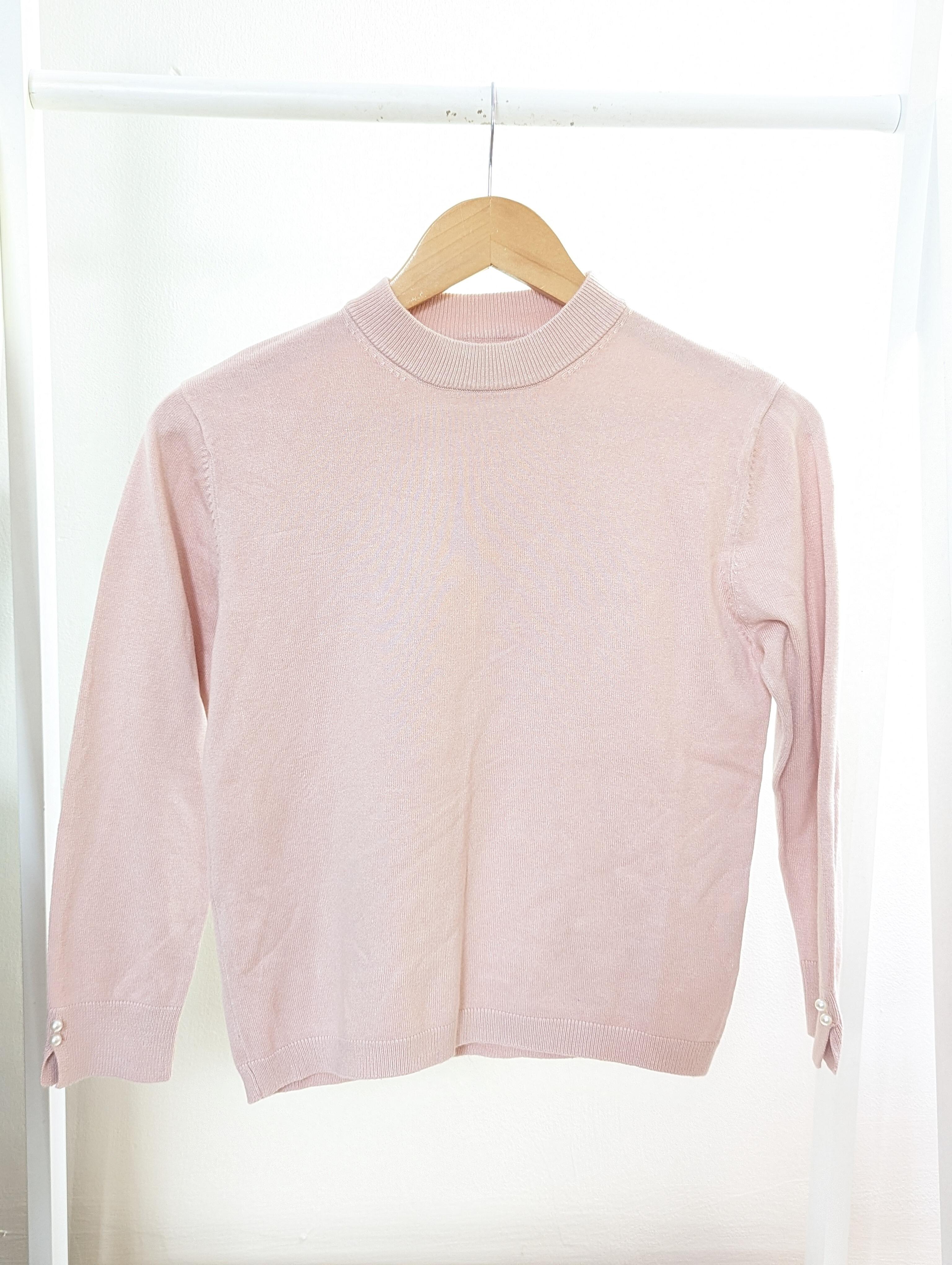 Zara 10 Years Pink Knit Jumper