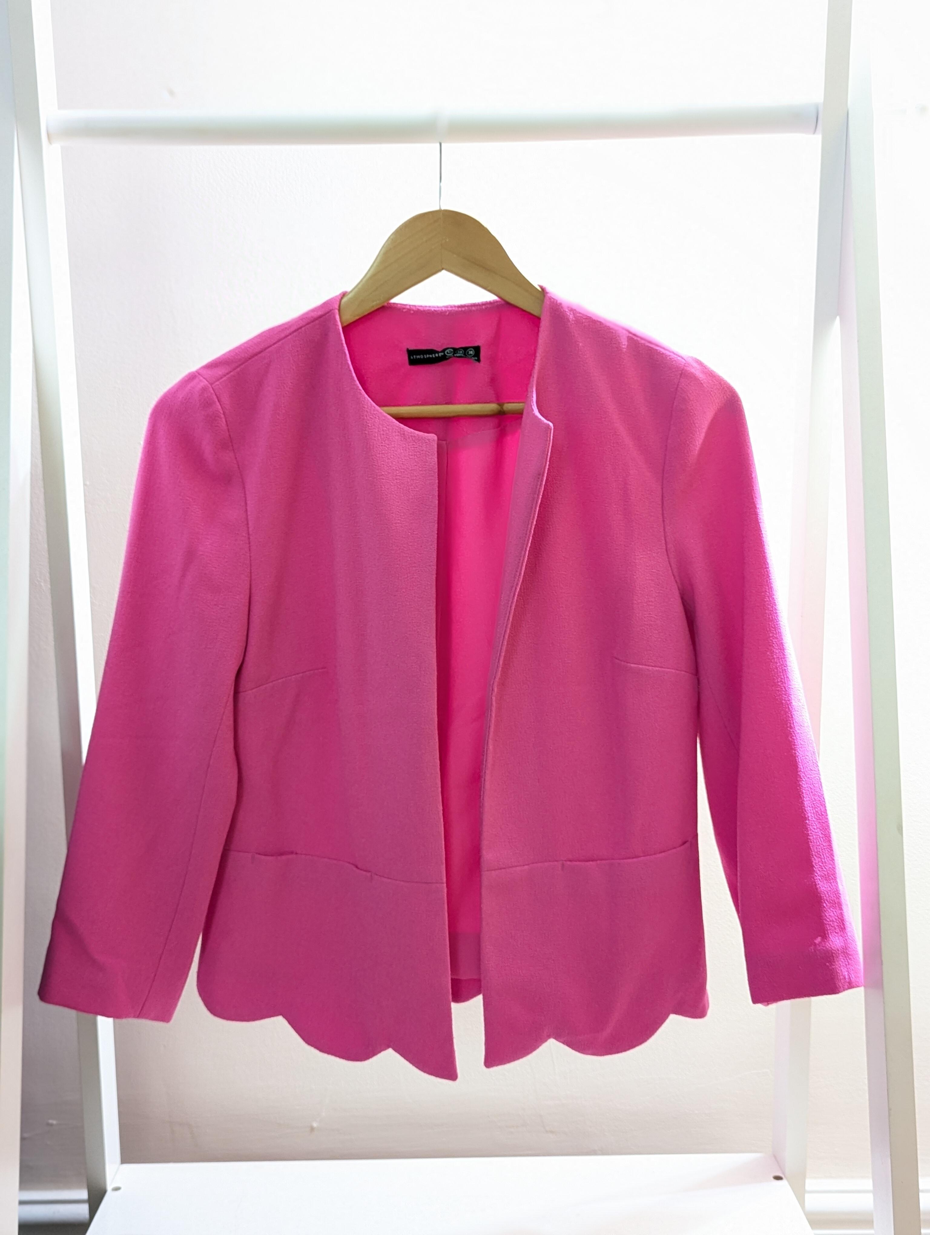 Pink blazer size 18 online