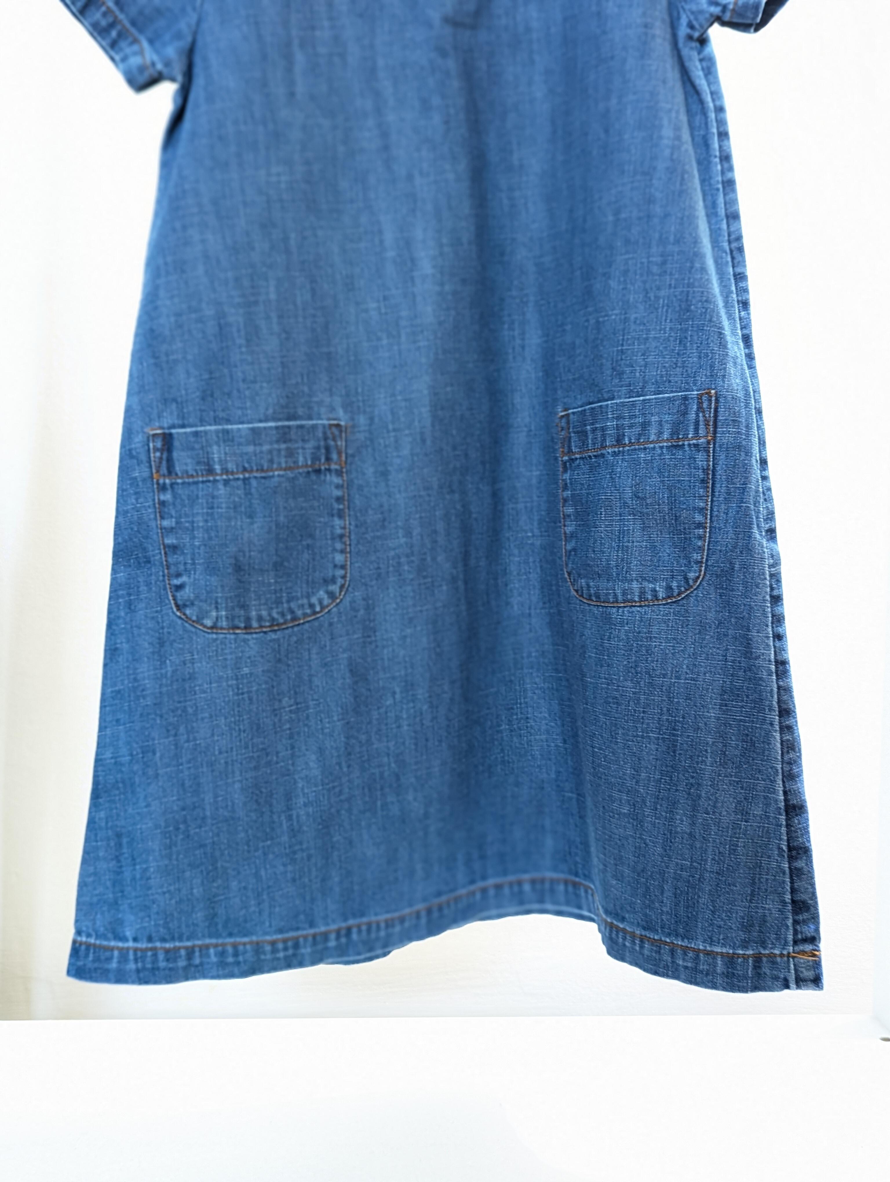 TU Years Mid Bleu Denim Dress