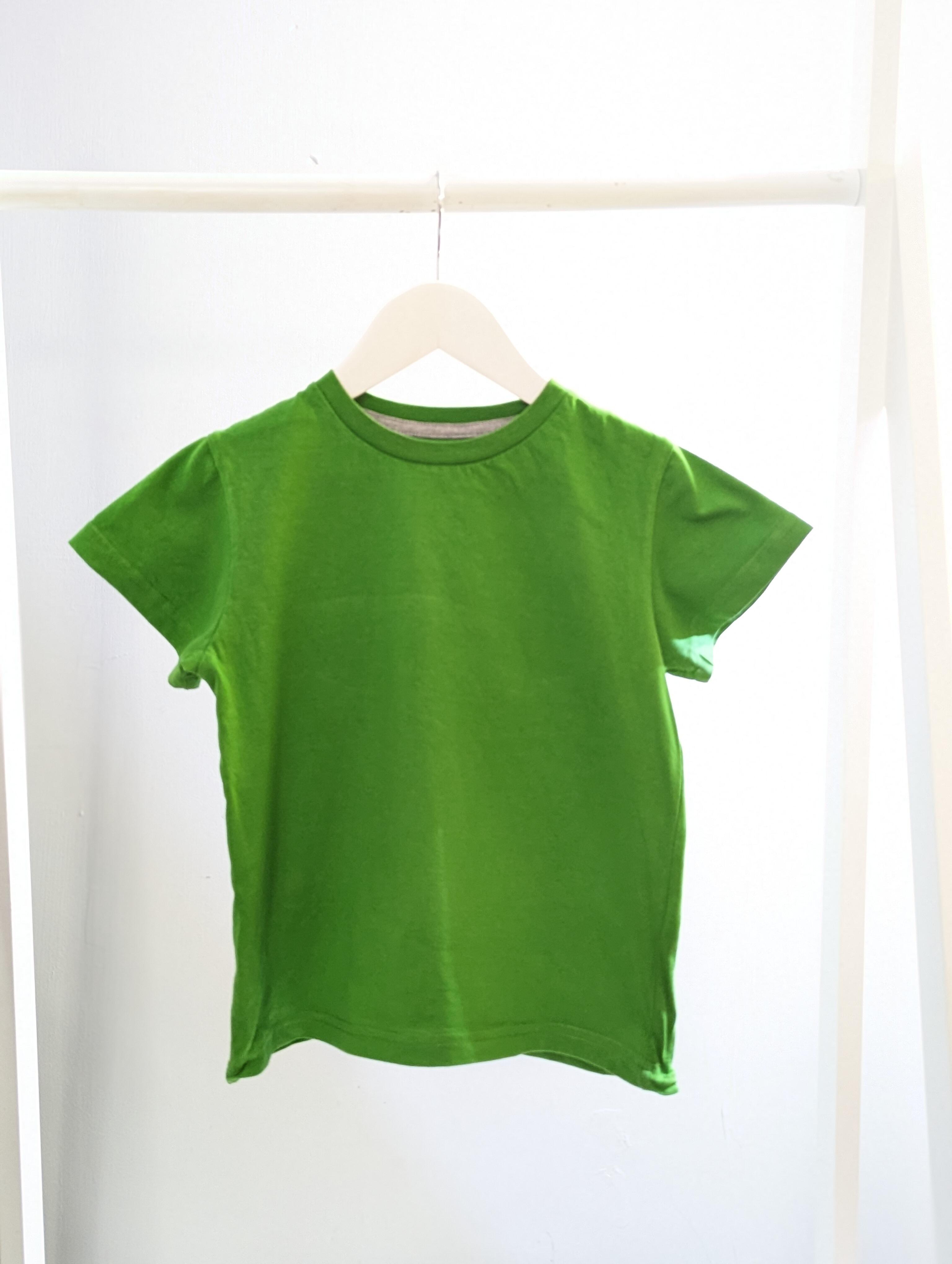 plain green toddler shirt