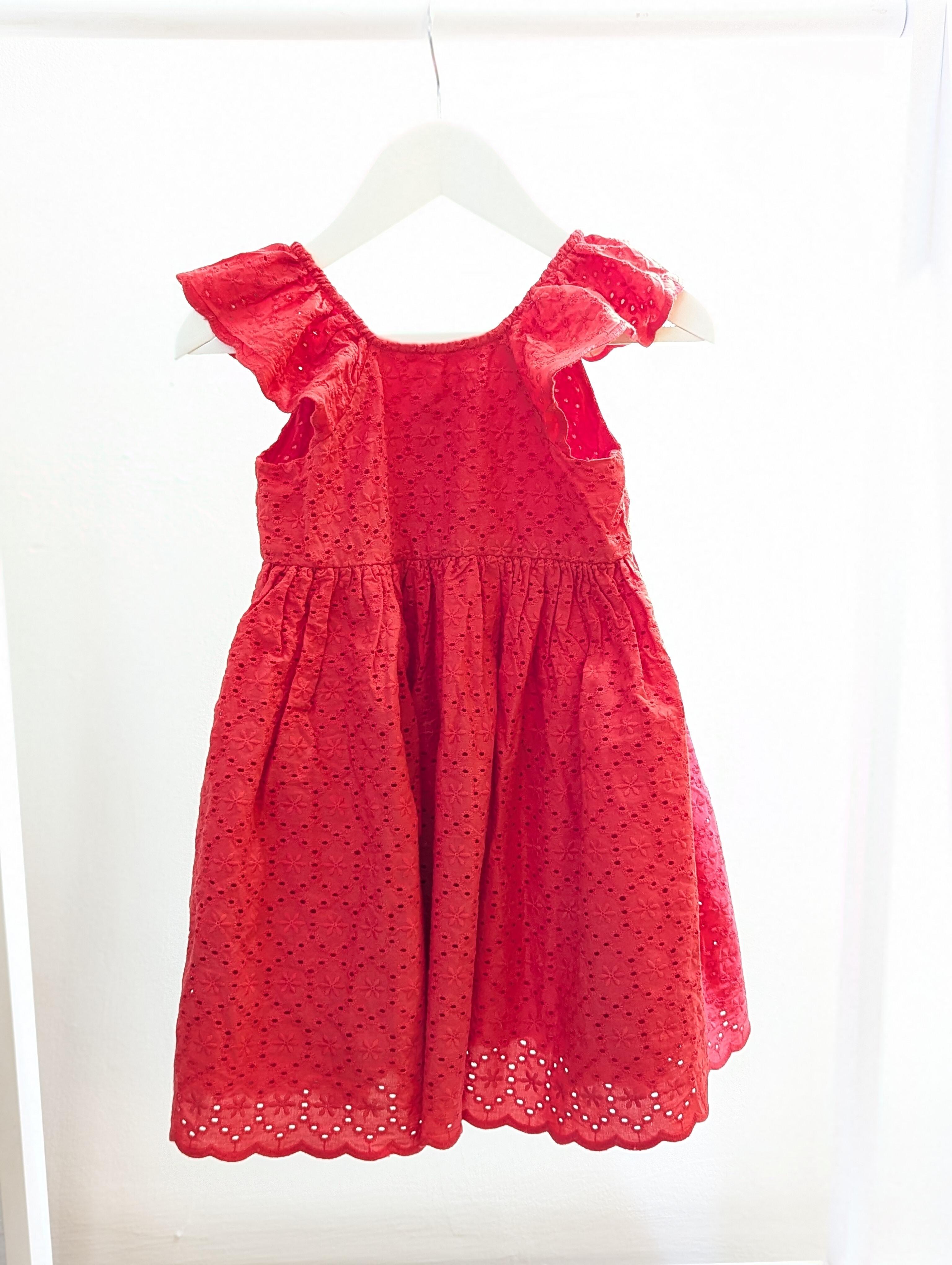 Mothercare red dress best sale