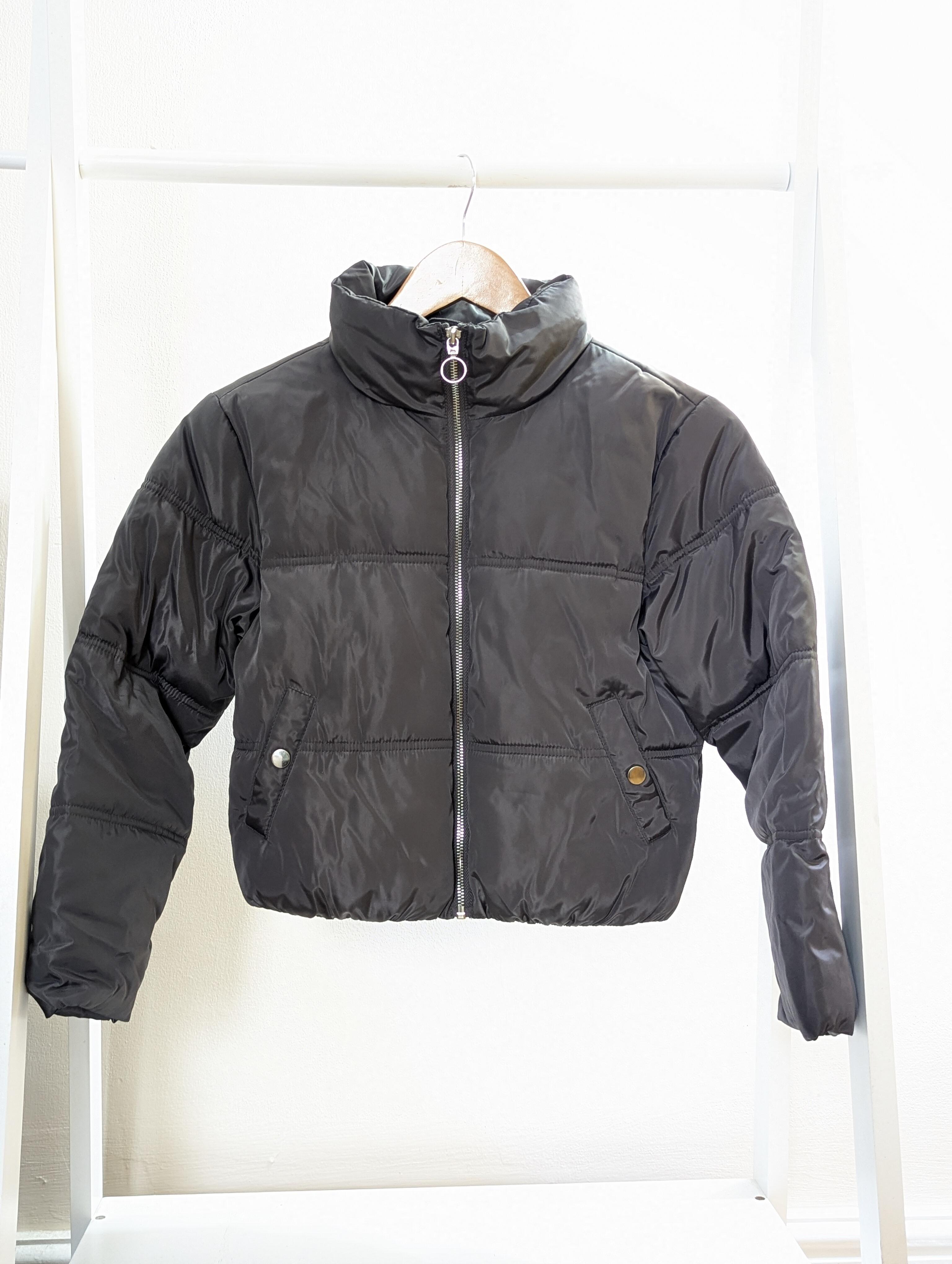 Grey Newlook Padded Coats New Look Grey Padded Coat Top