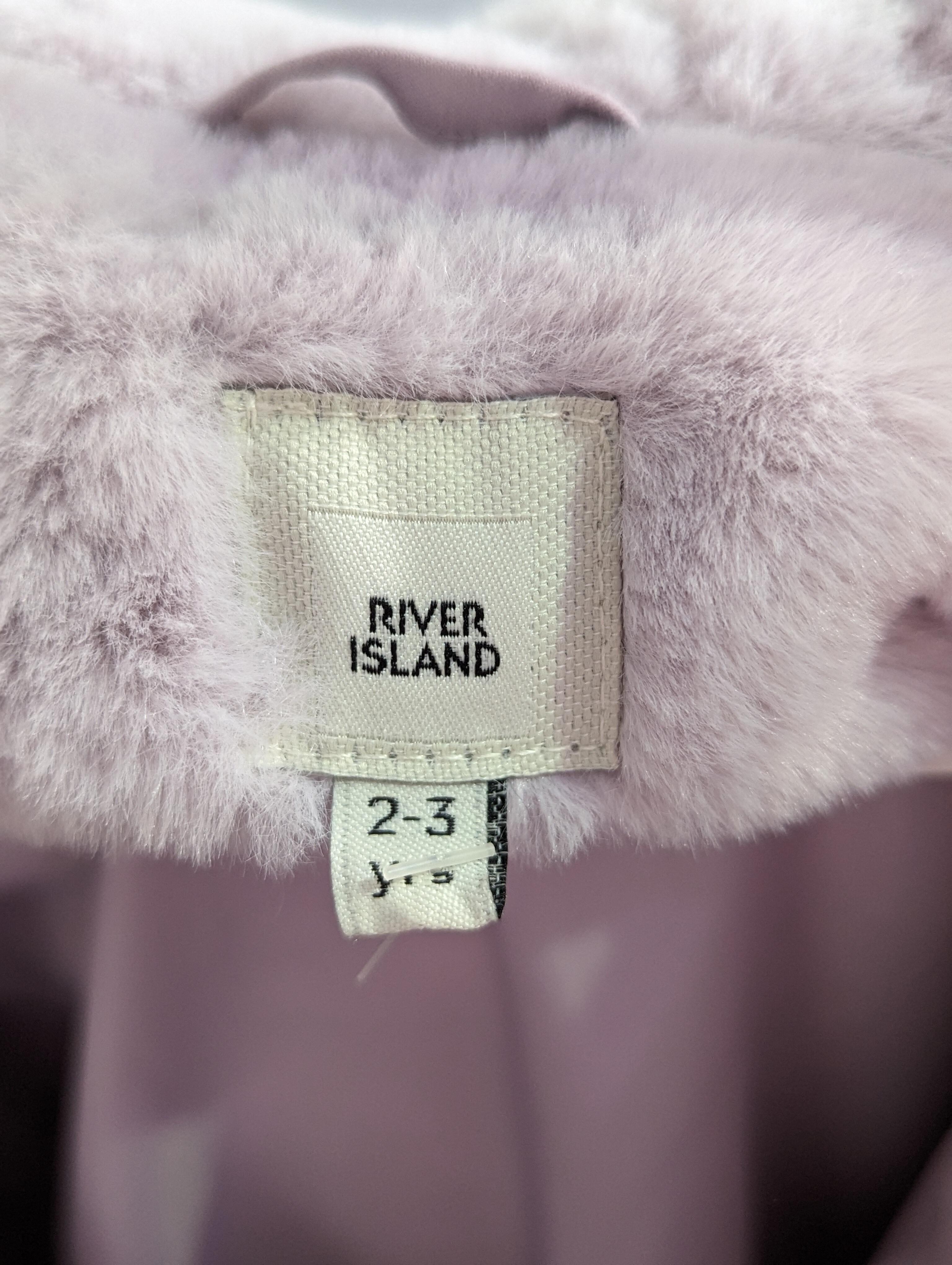 River island best sale purple coat