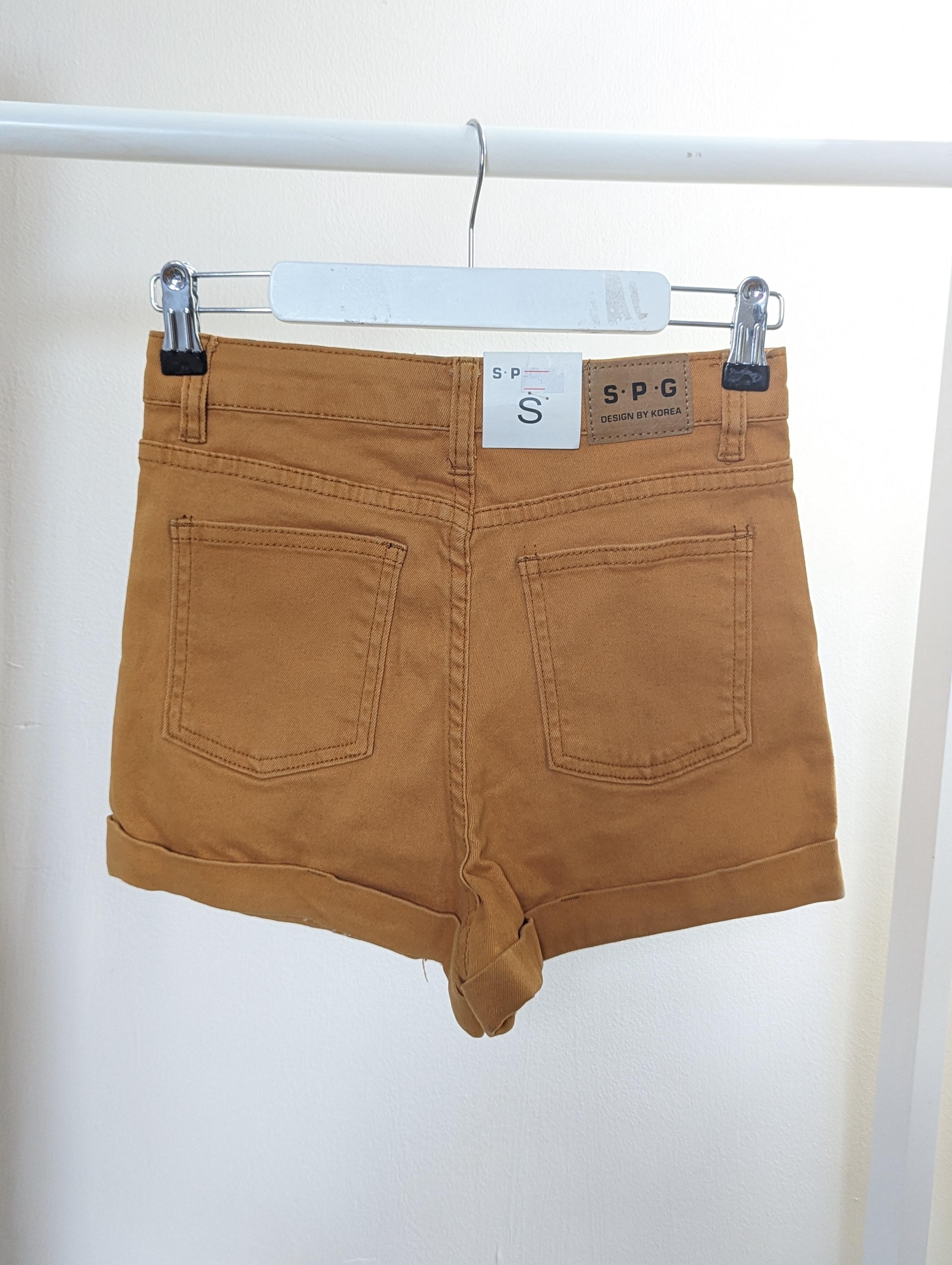 10 11 Years Light Brown Denim Shorts New