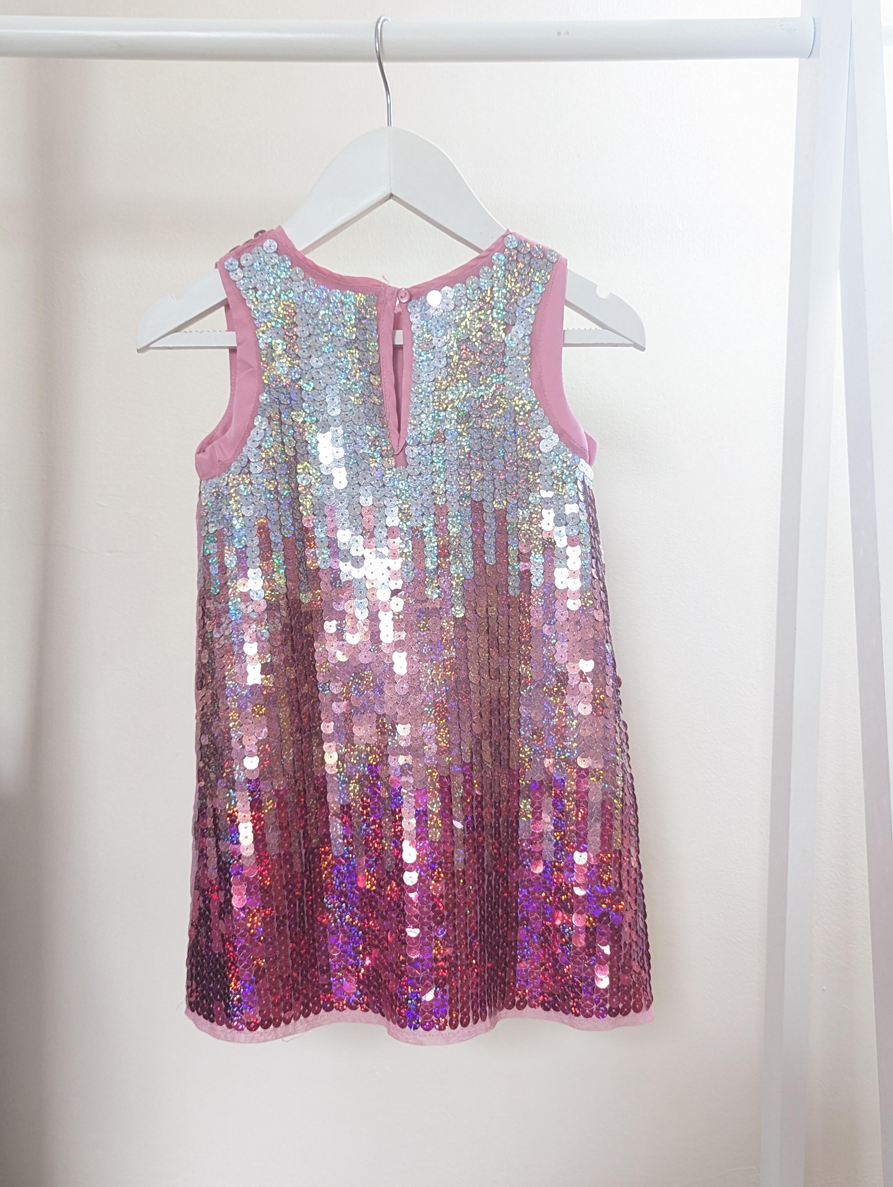 H&M 2-3 Years Pink Sequin Dress (see description)