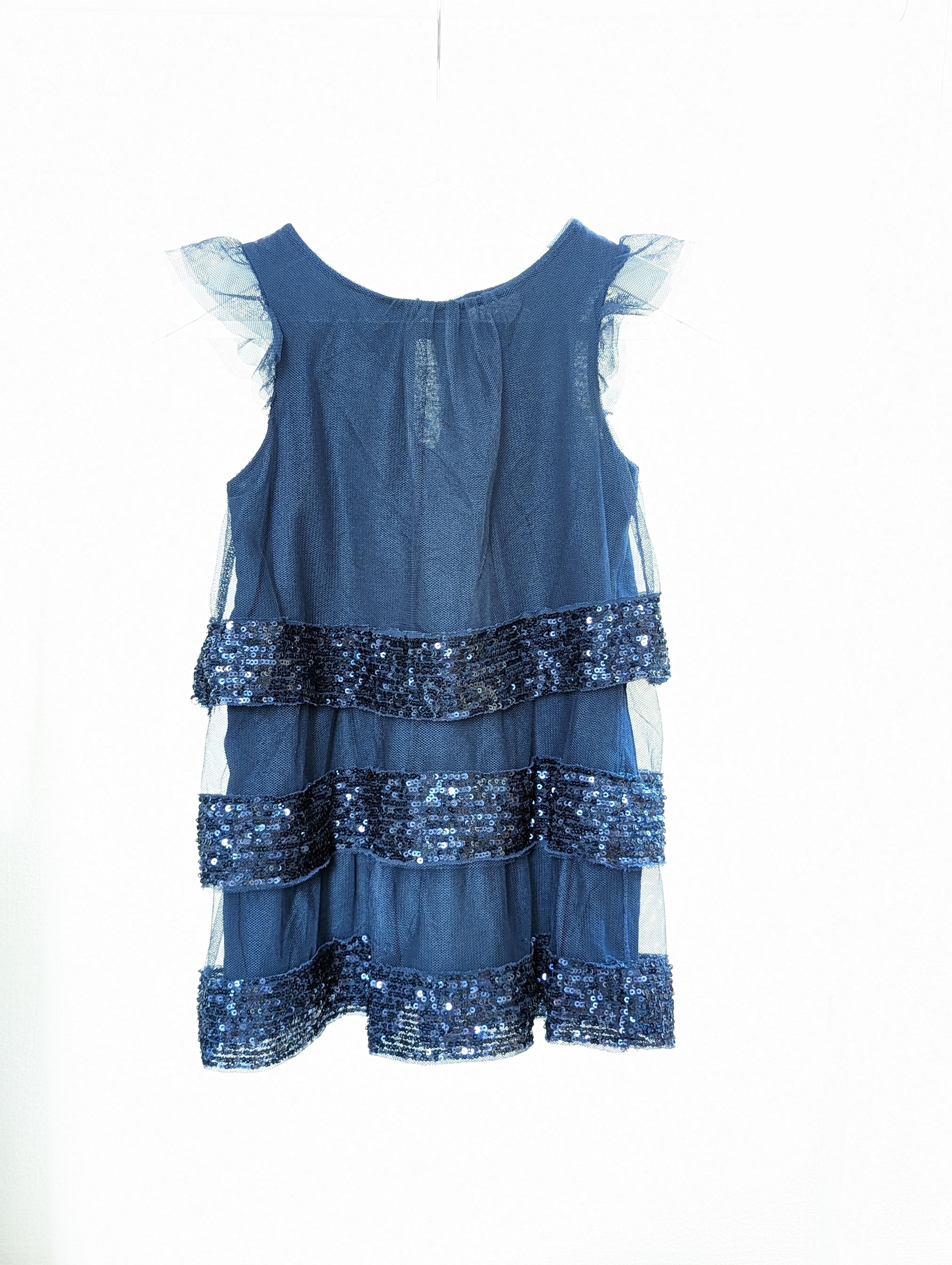 F F 18 24 Months Dark Blue Party Dress