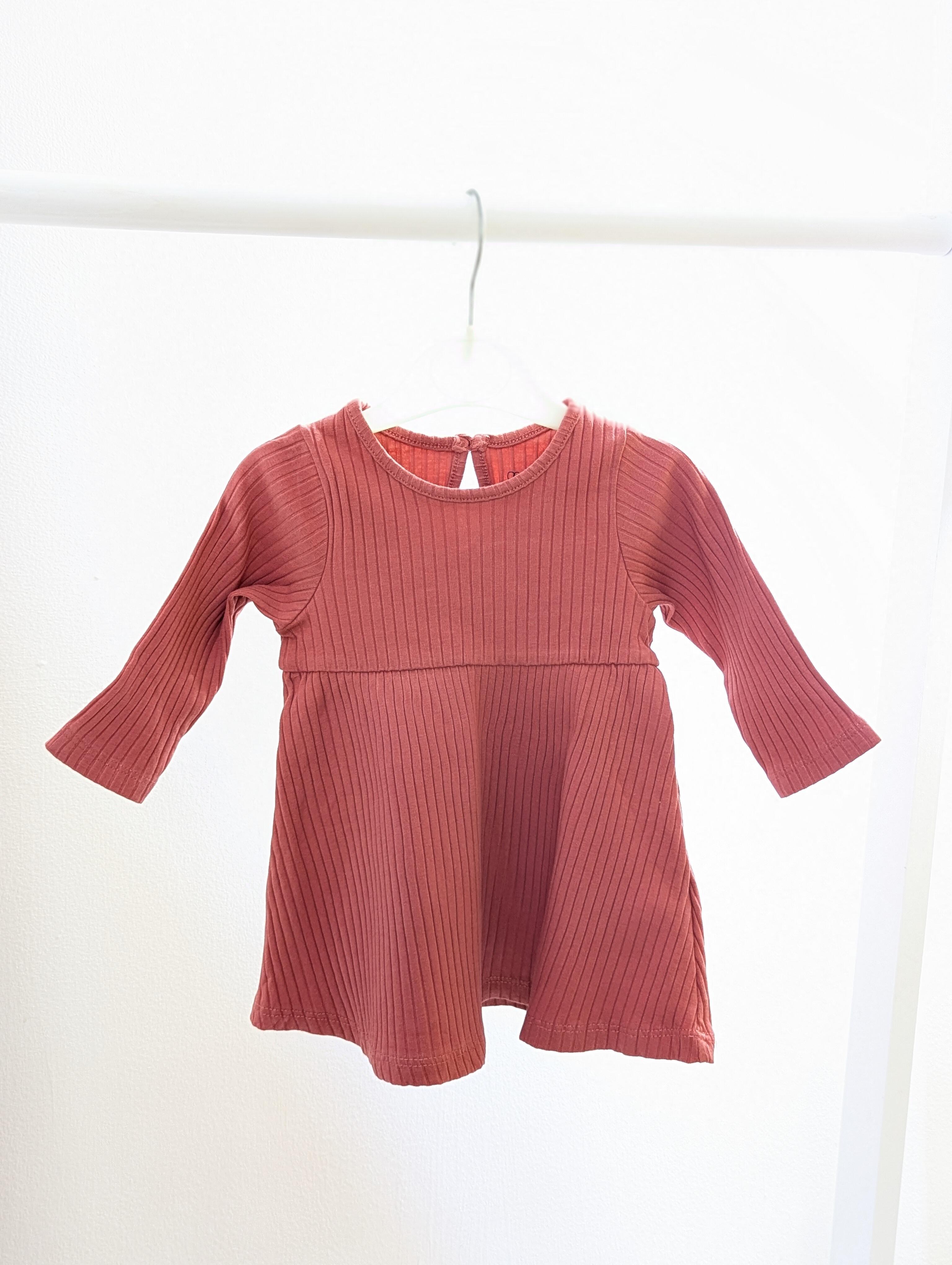 Primark 0-3 Months Pink Knit Dress Primark 0-3 Months Pink Knit Dress