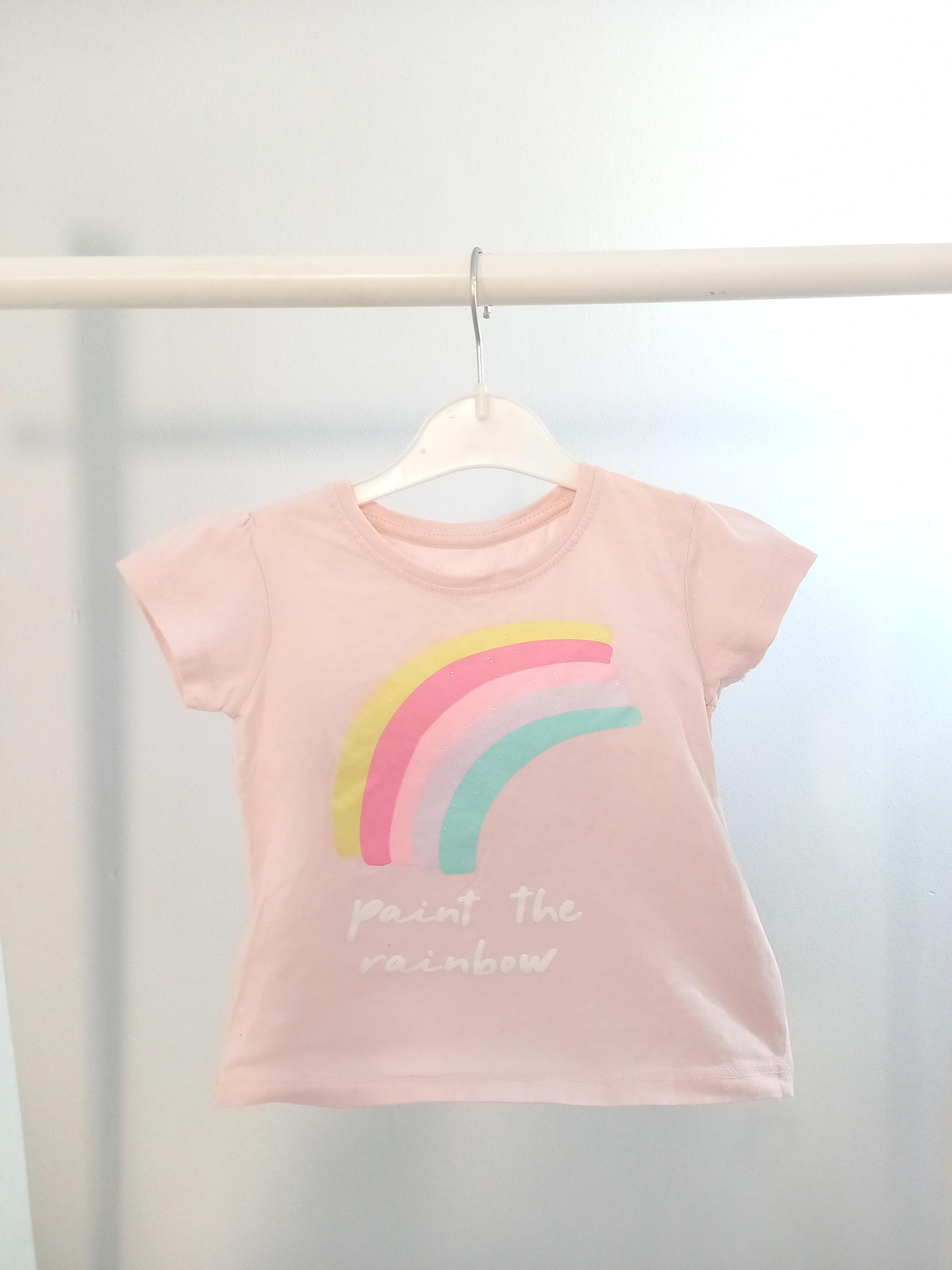 rainbow t shirt primark