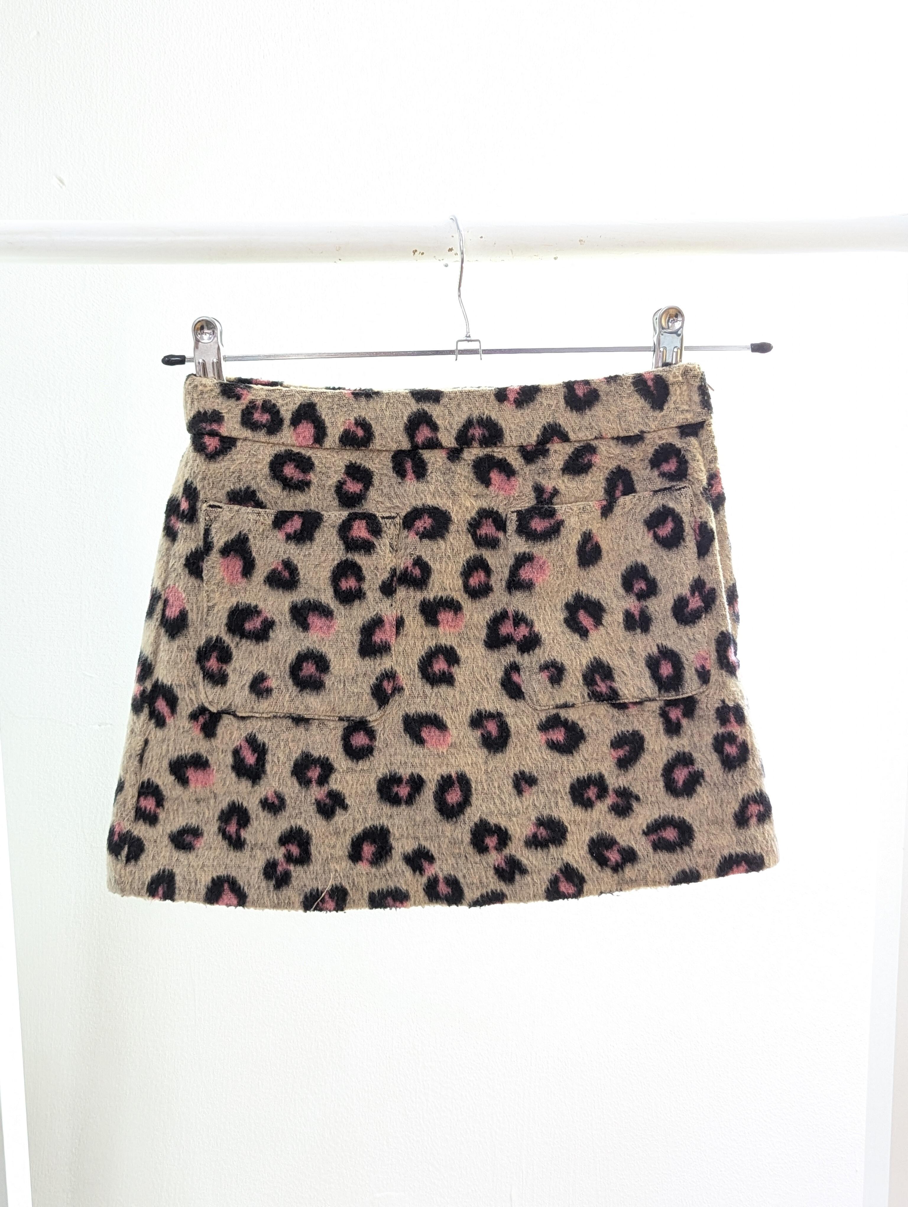 Leopard print skirt on sale dunnes