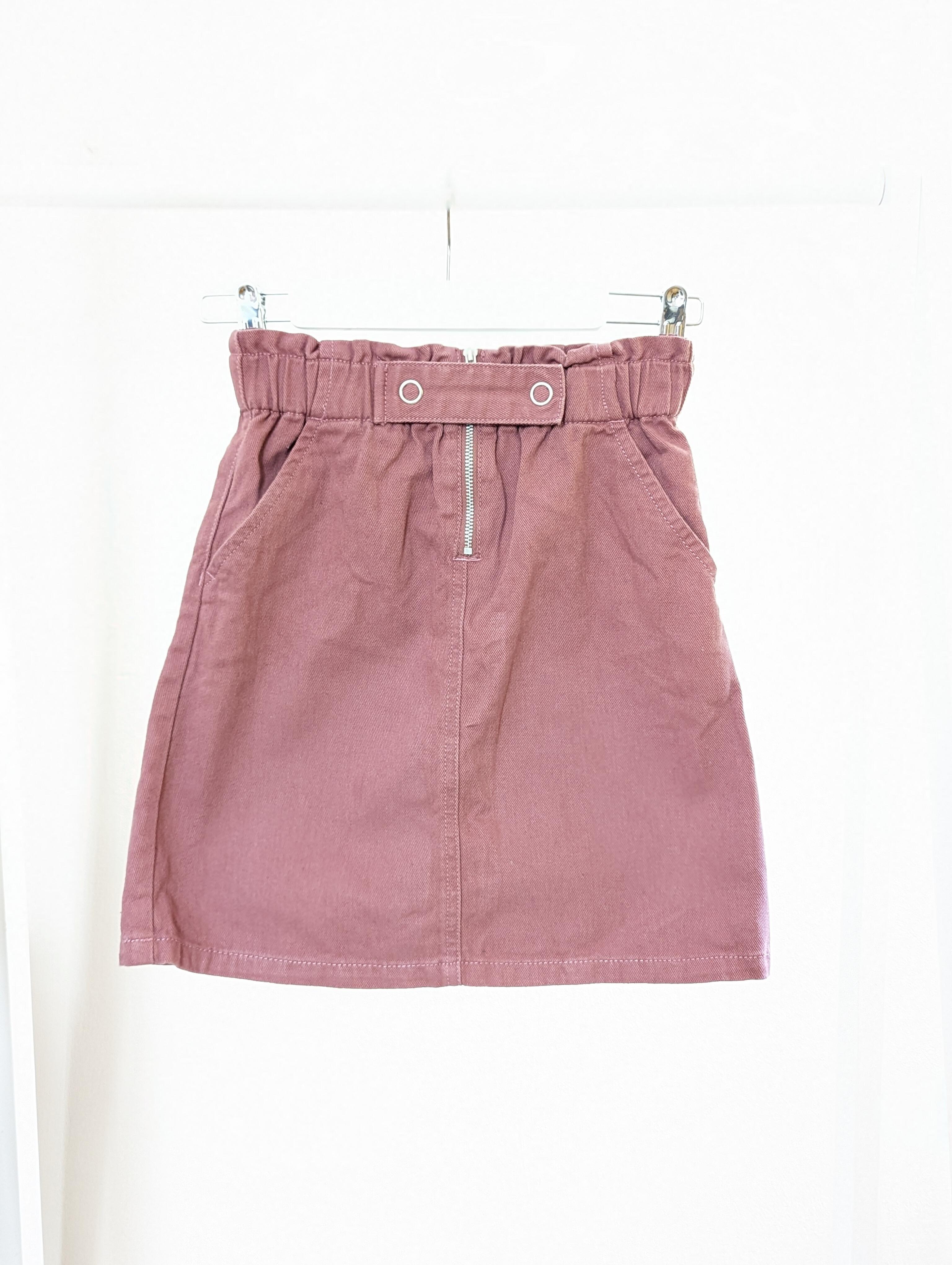 Nutmeg 10 11 Years Pink Denim Skirt