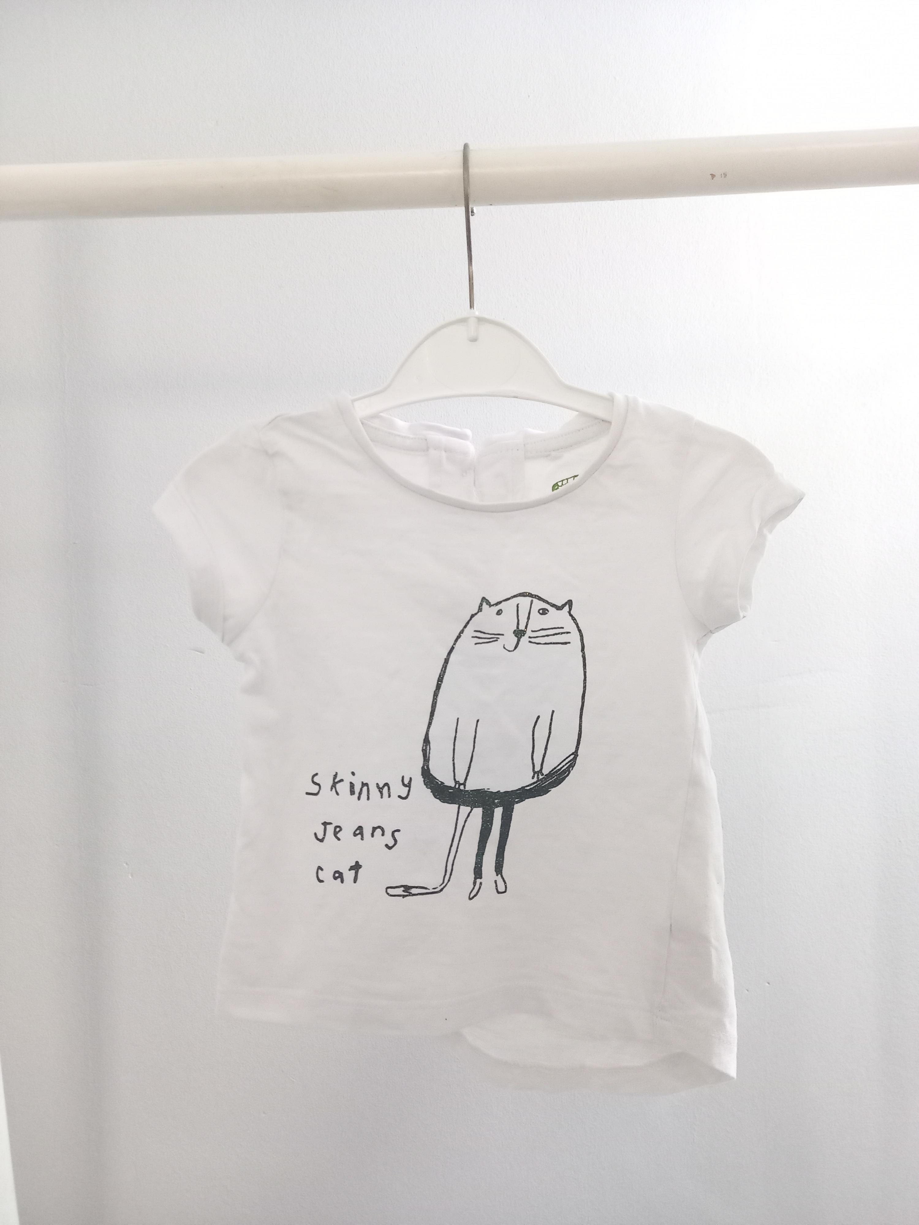 Next 3-6 Months White 'Cat' Top