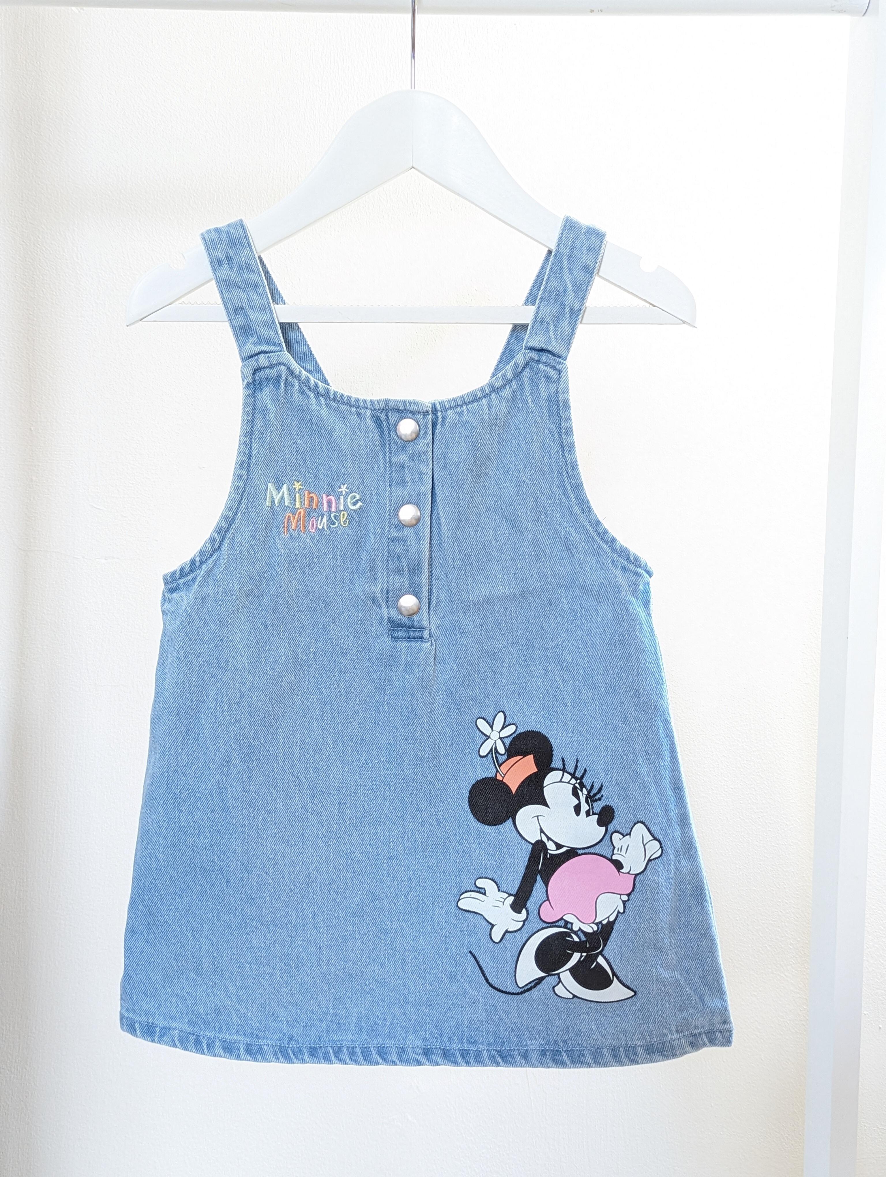 Mickey mouse denim dress hotsell