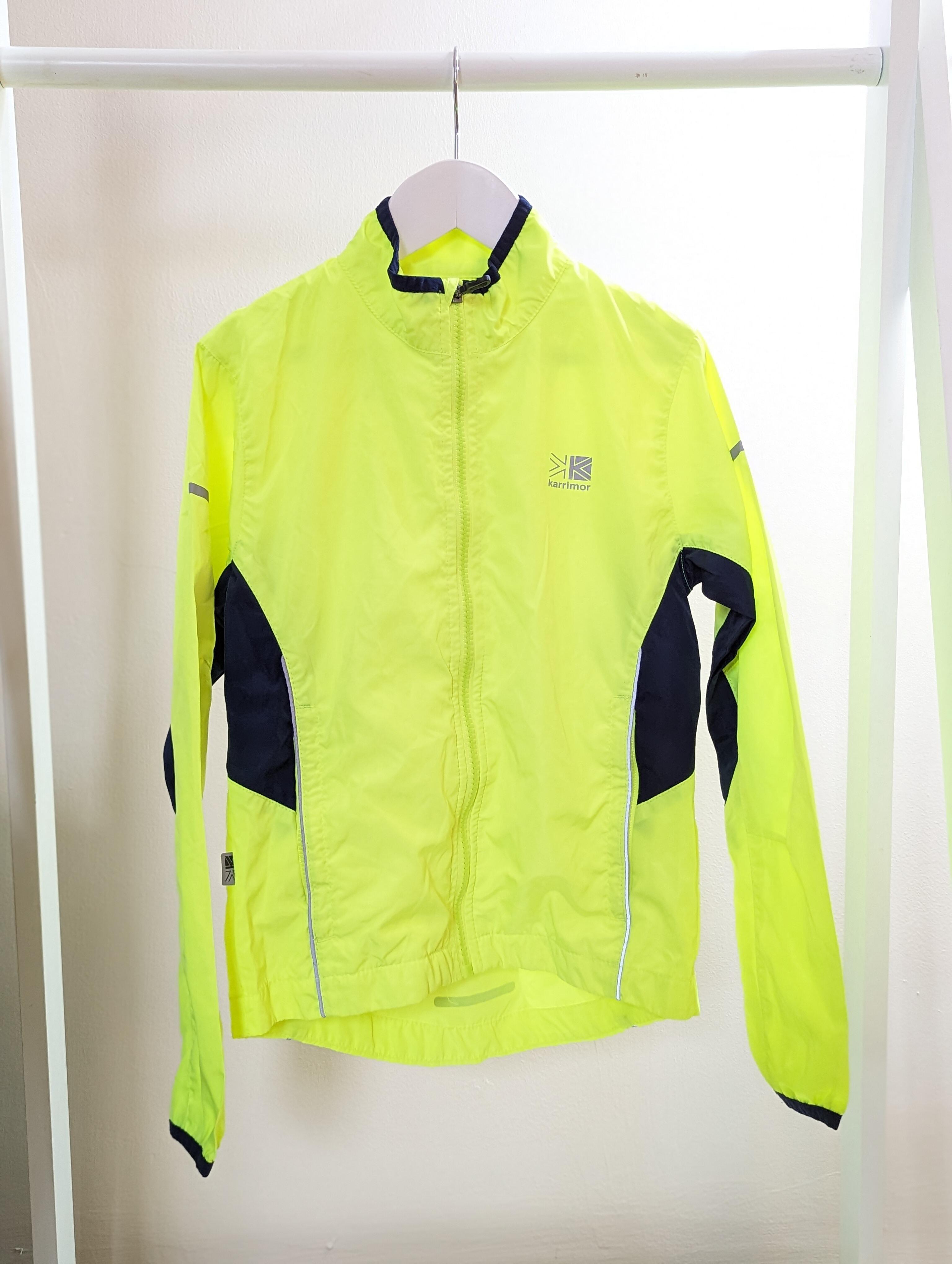 Karrimor yellow outlet running jacket