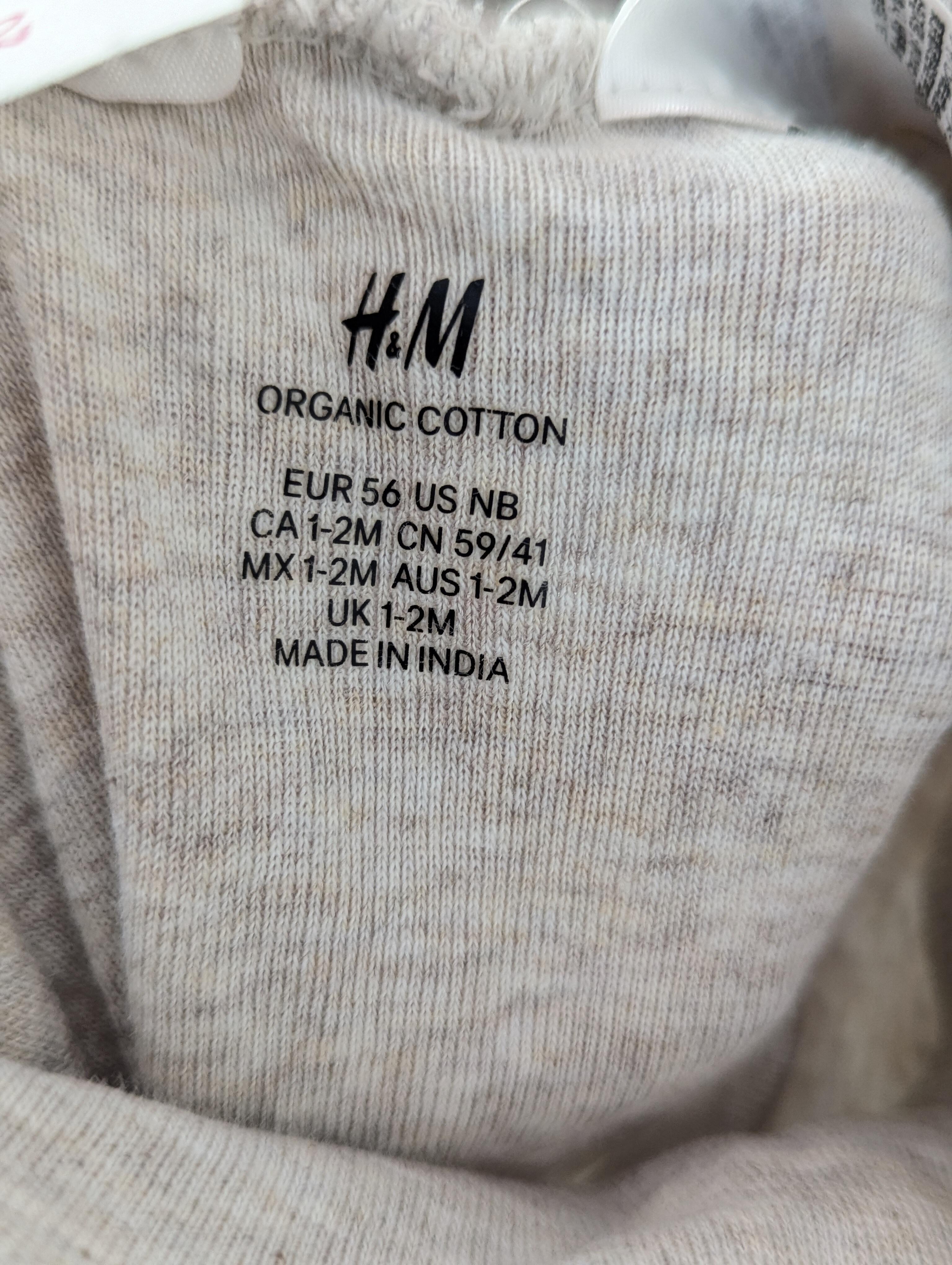 H&M 1-2 Months Beige Trousers