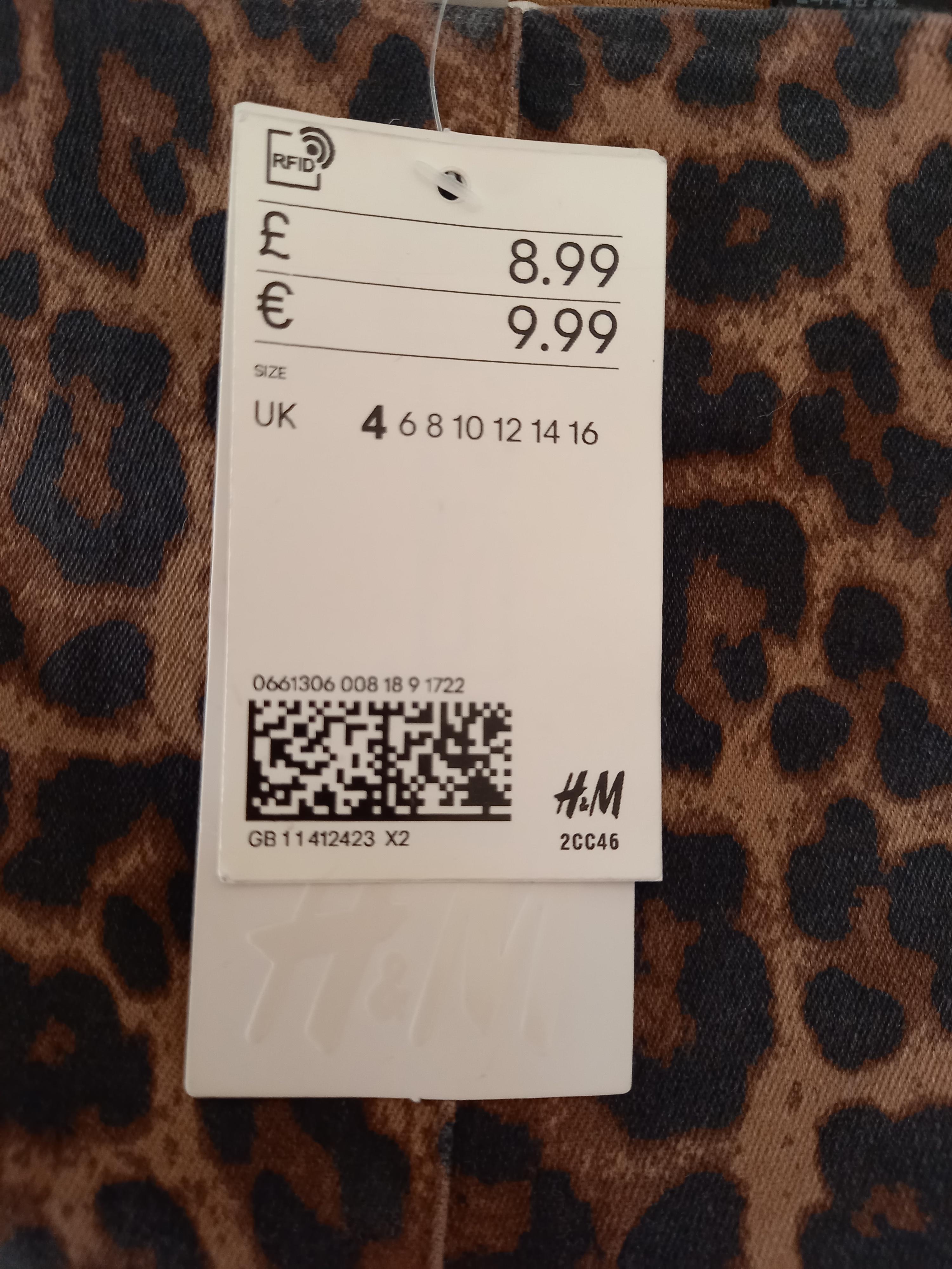 Leopard print trousers h&m sale