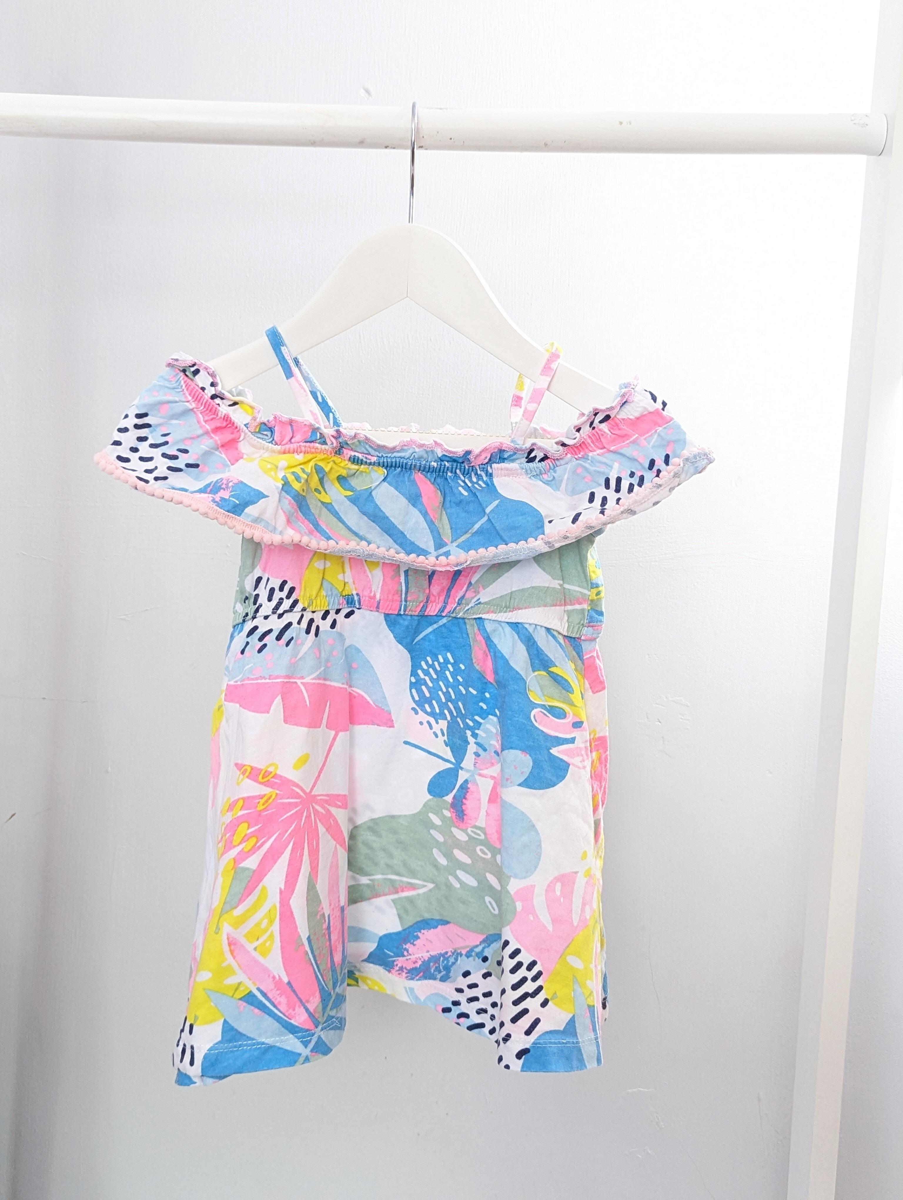 Little girl tropical outlet dress