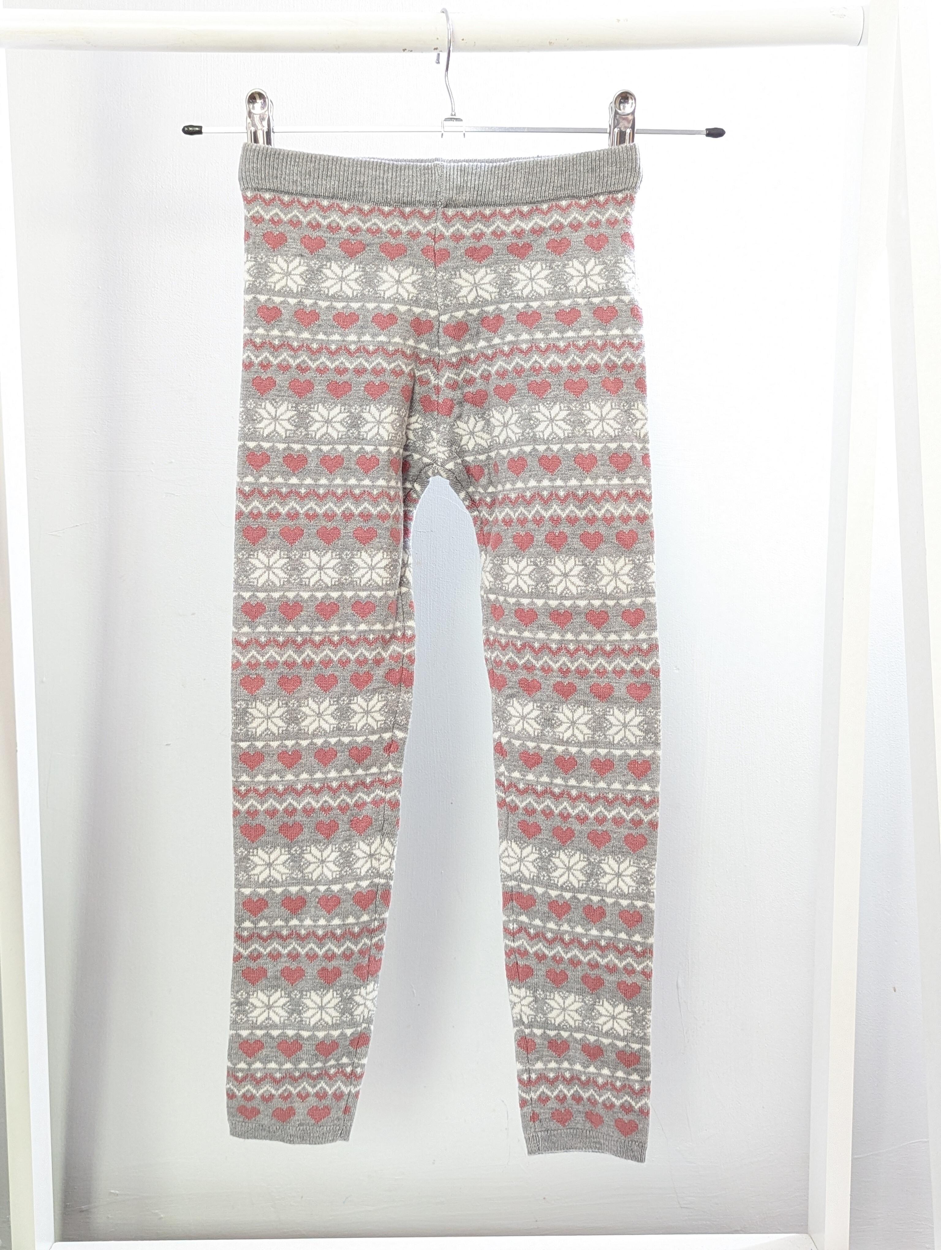 Christmas knit outlet leggings