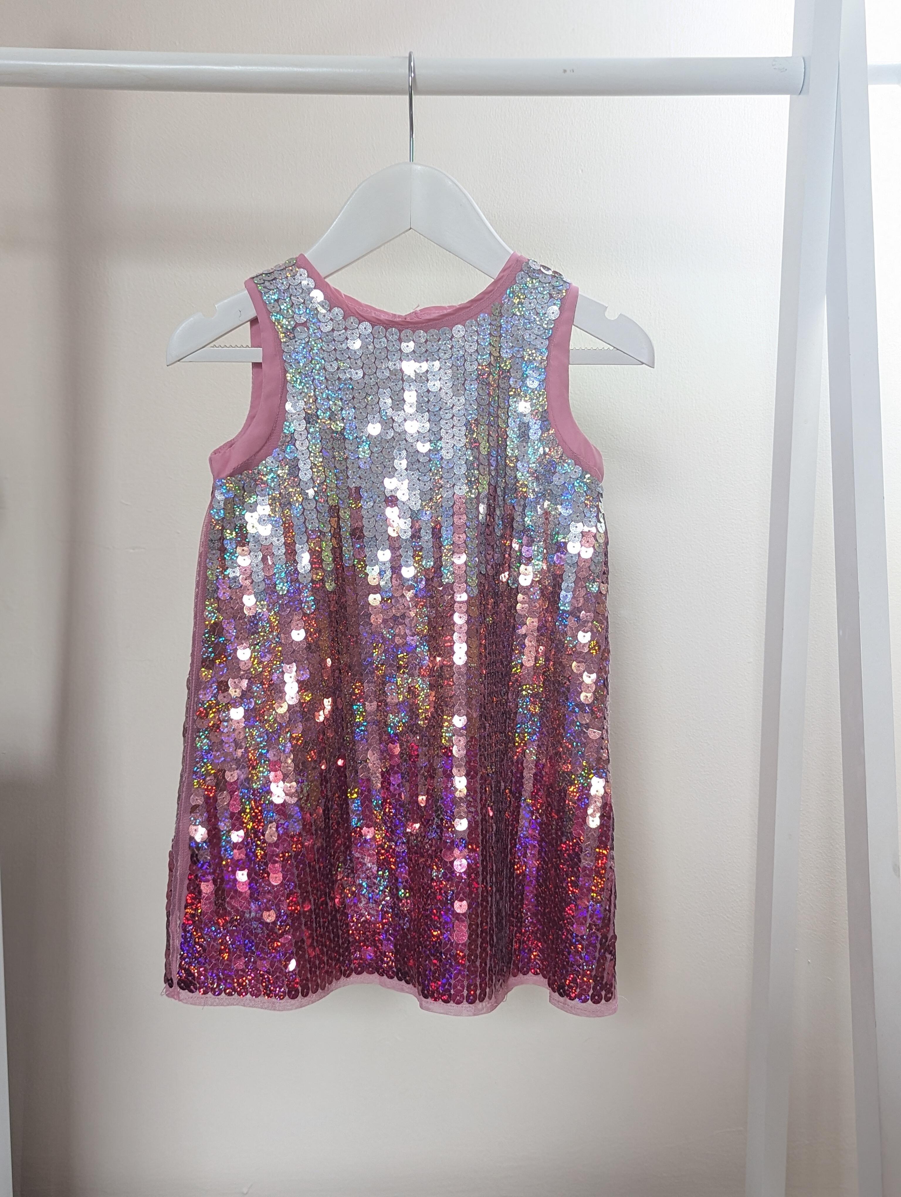 open lace back dress Holly Hastie London Girls Party Dress Coco Sequin Blush Pink – Holly Hastie