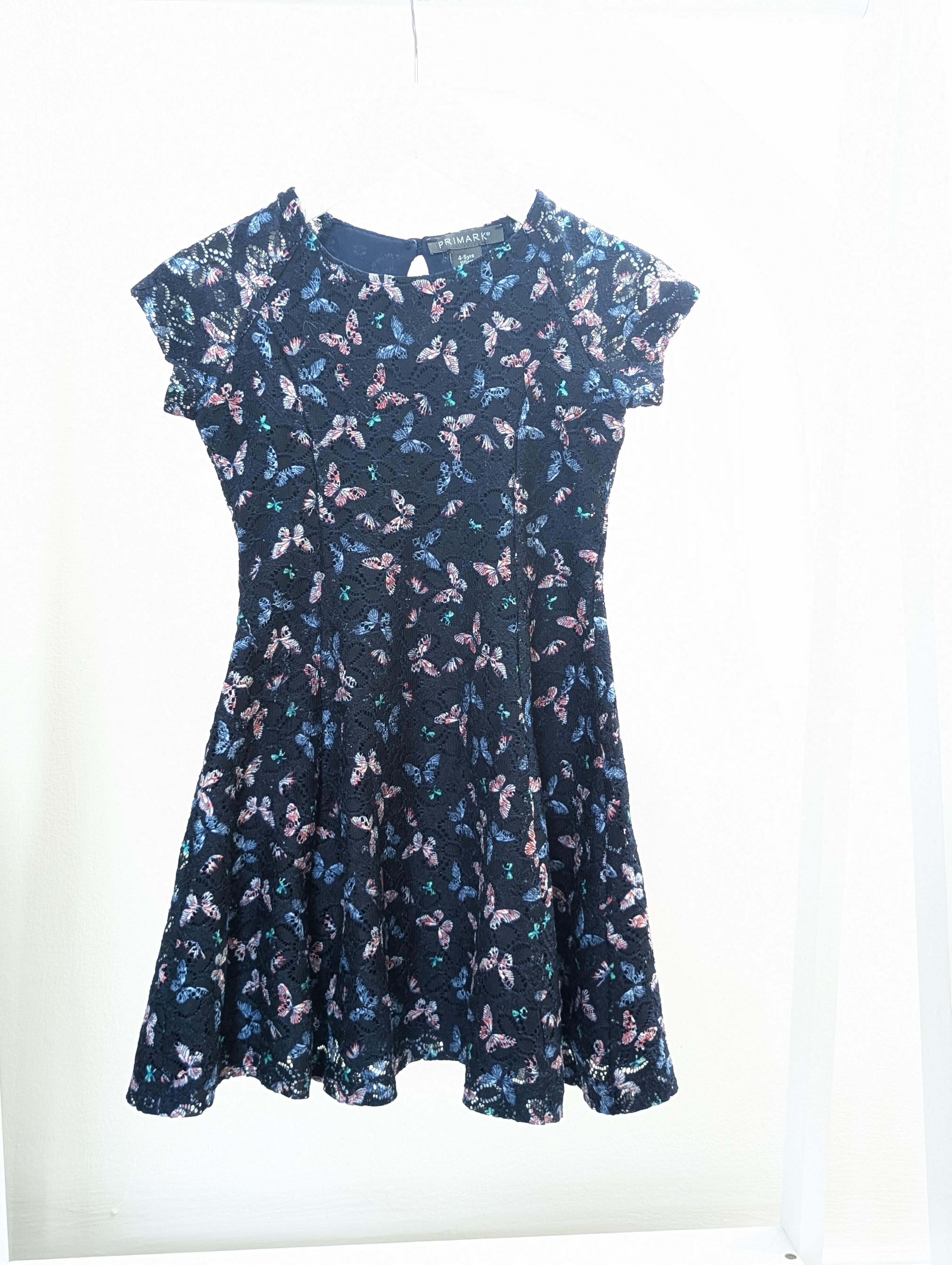 Primark 4-5 Years Blue Floral Dress