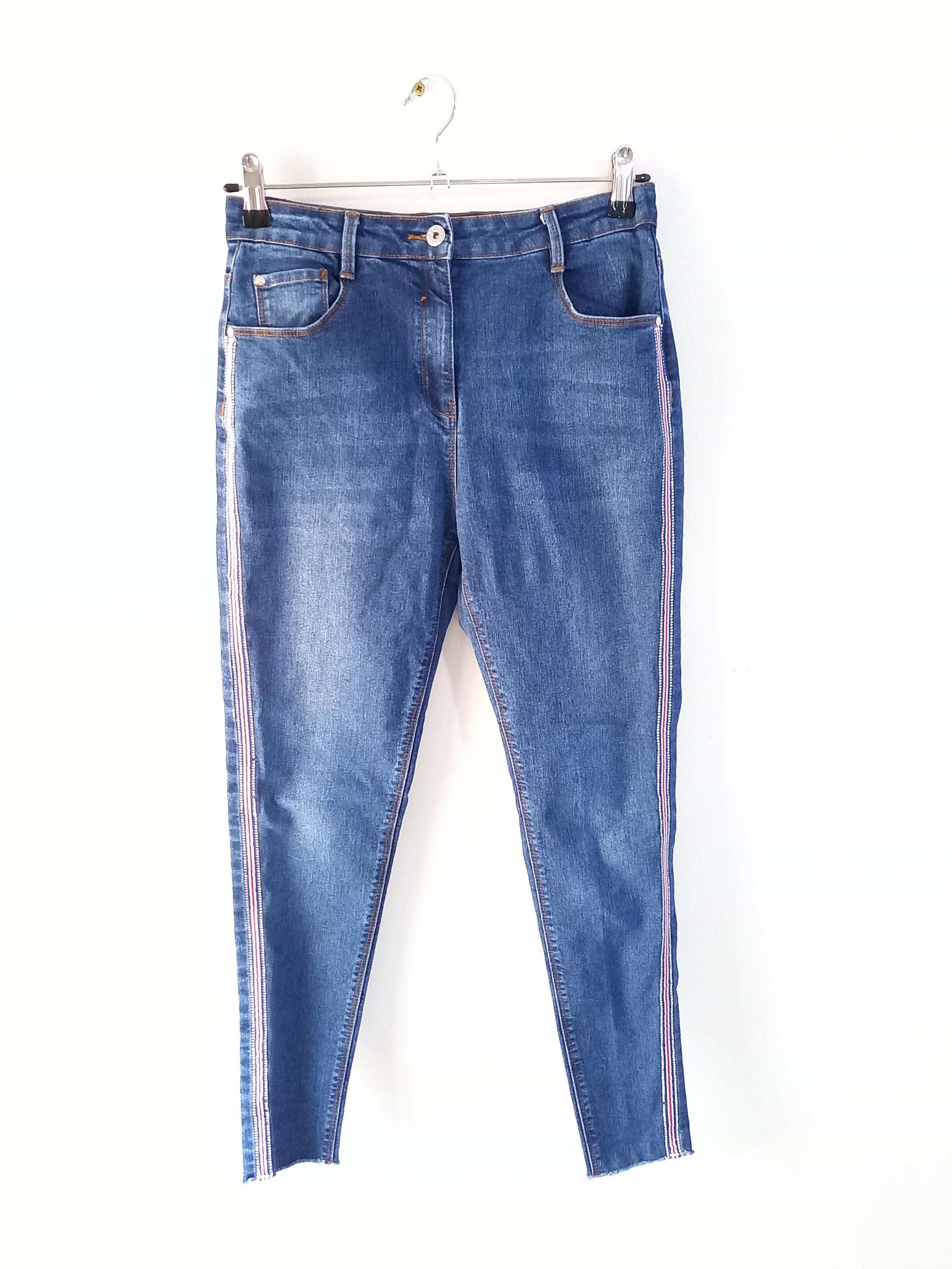 Side lining hotsell jeans for girls