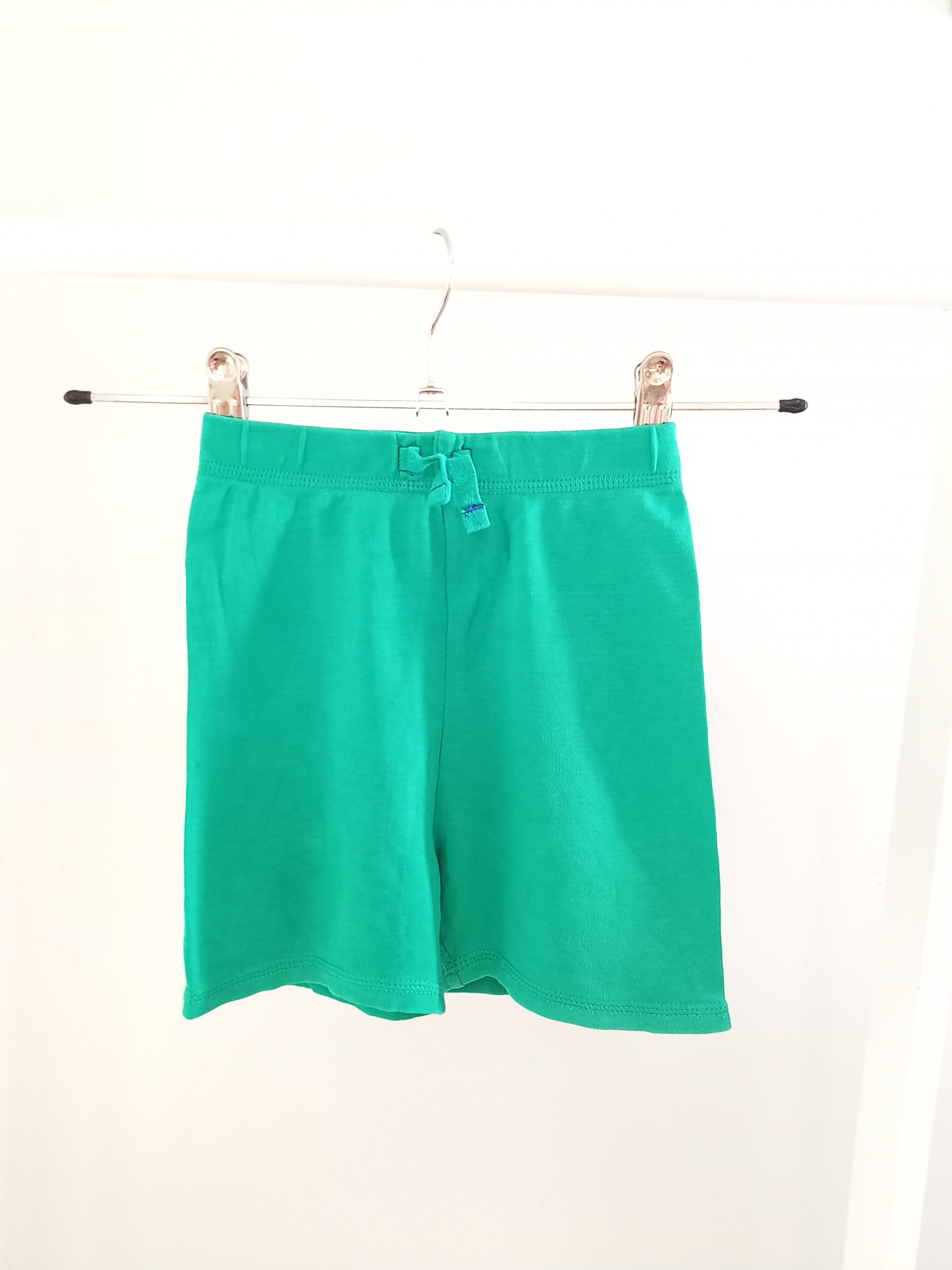George 18 24 Months Plain Green Shorts