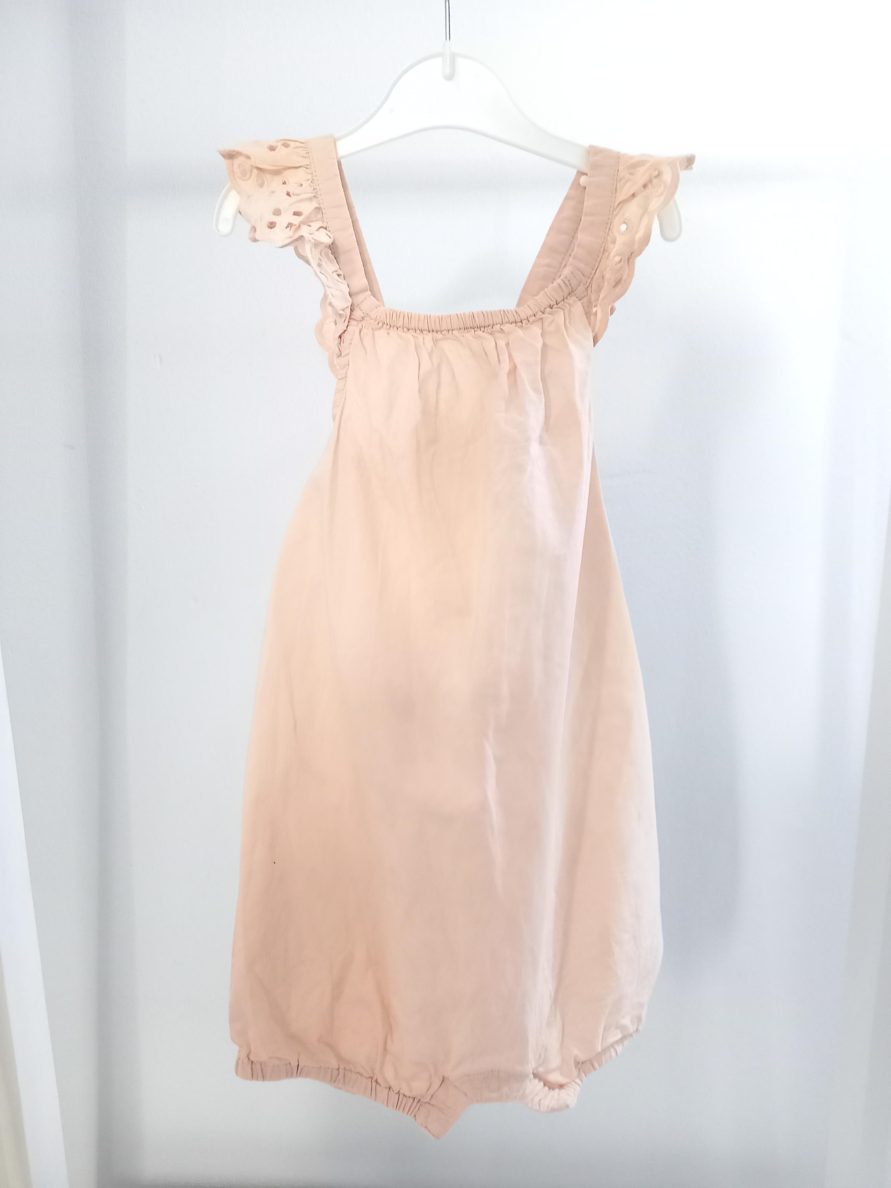 H M 18 24 Months Light Pink Romper