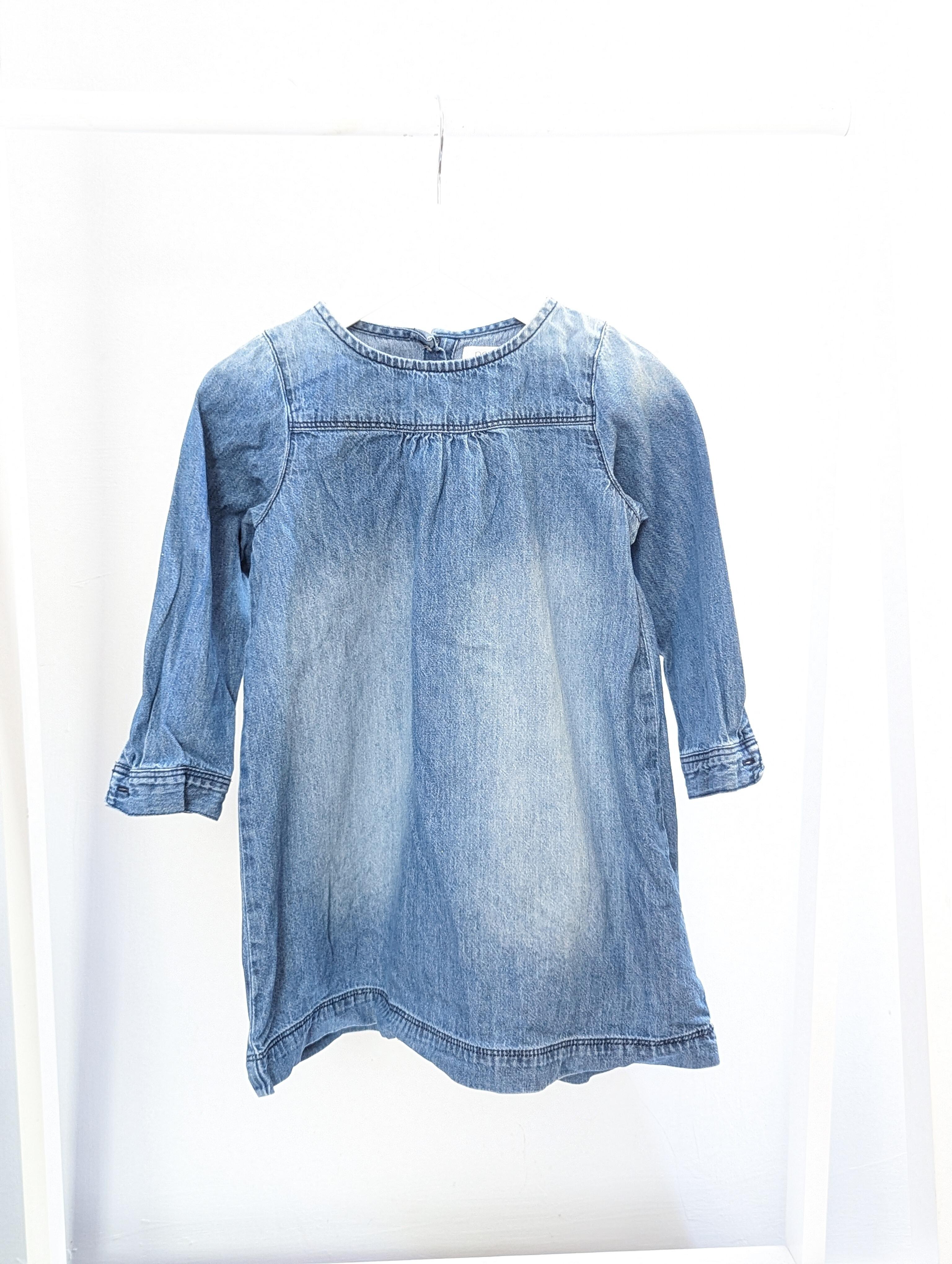 Girls blue jean dress sale