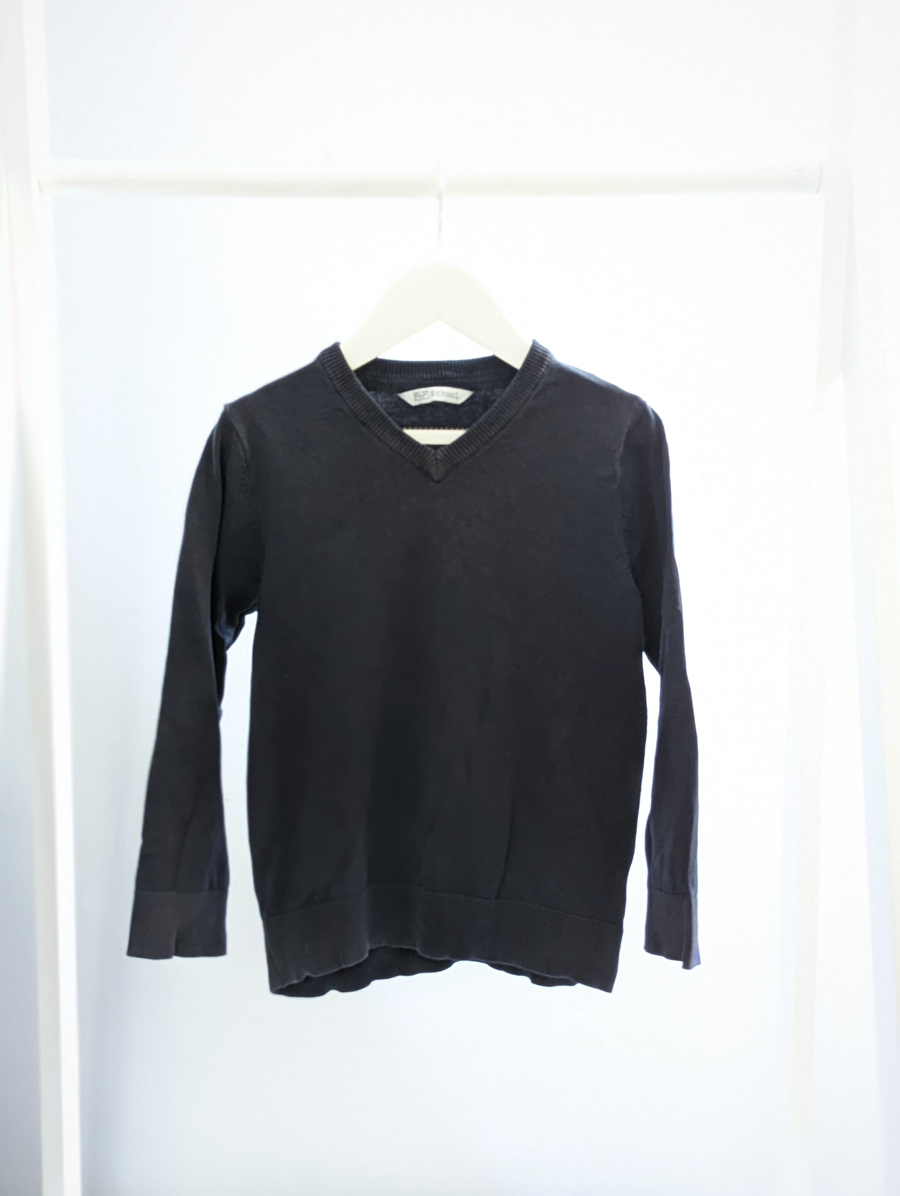 F F 6 7 Years Navy Blue School Jumper